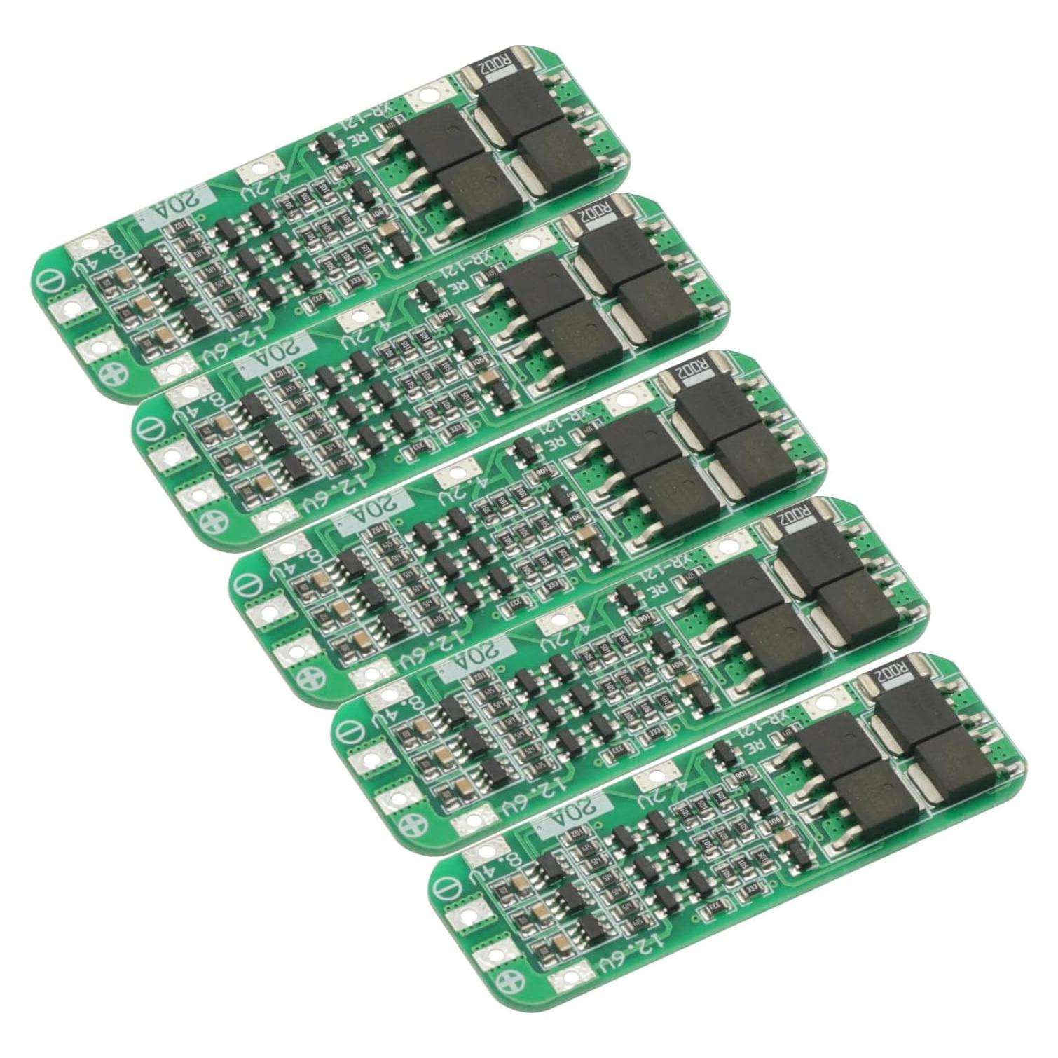 5PCS Placa de Protección BMS 20A 3S 12.6V Li-ion 18650
