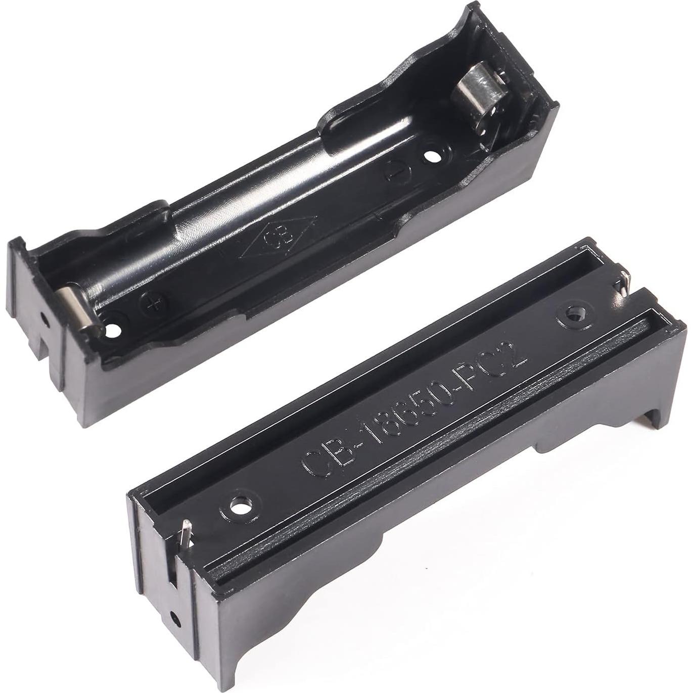 Soporte de Batería 18650 DORHEA 14PCS 1 Slot Negro