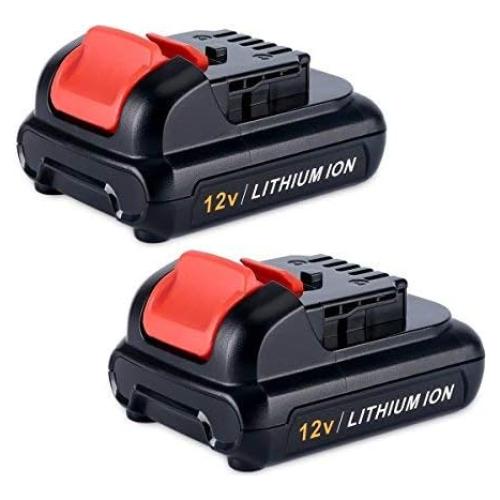 Paquete de 2 Baterías de Litio 12V 3.0Ah Biswaye Compatible Dewalt