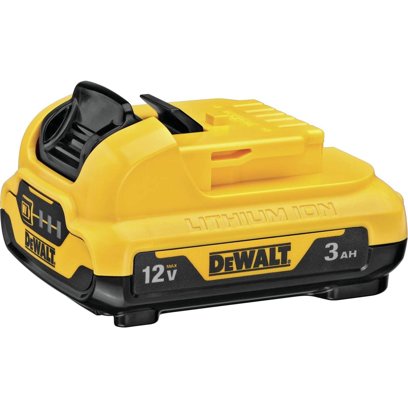 Batería DEWALT 12V MAX 3.0Ah DCB124 con indicador LED