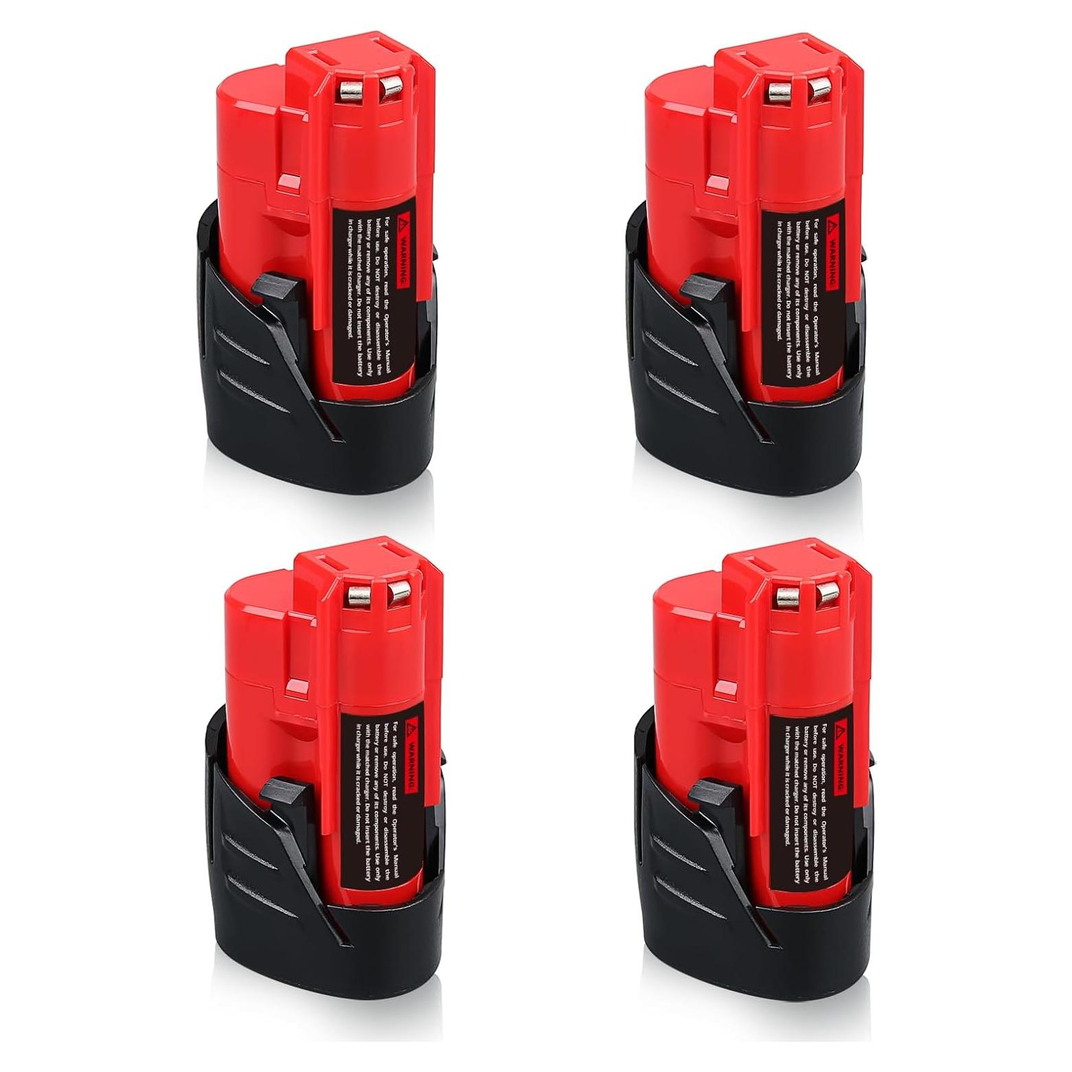 Baterías de Litio VANON 12V 3.5Ah - Paquete de 4 Unidades