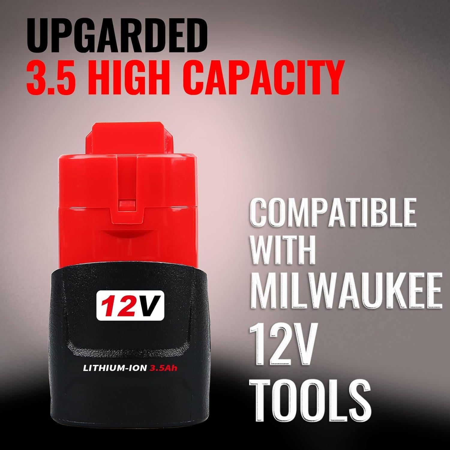 Baterías de Litio VANON 12V 3.5Ah - Paquete de 4 Unidades