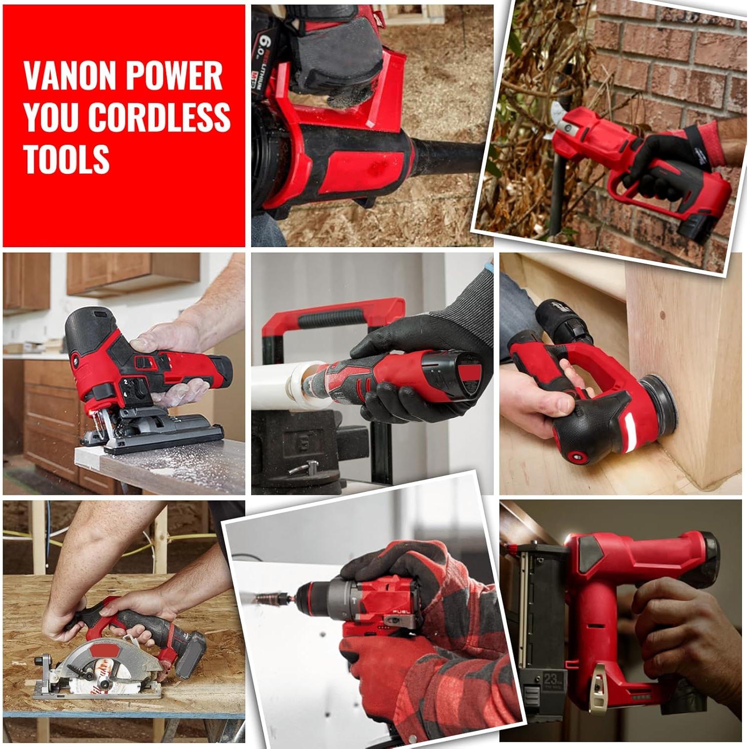 Baterías de Litio VANON 12V 3.5Ah - Paquete de 4 Unidades