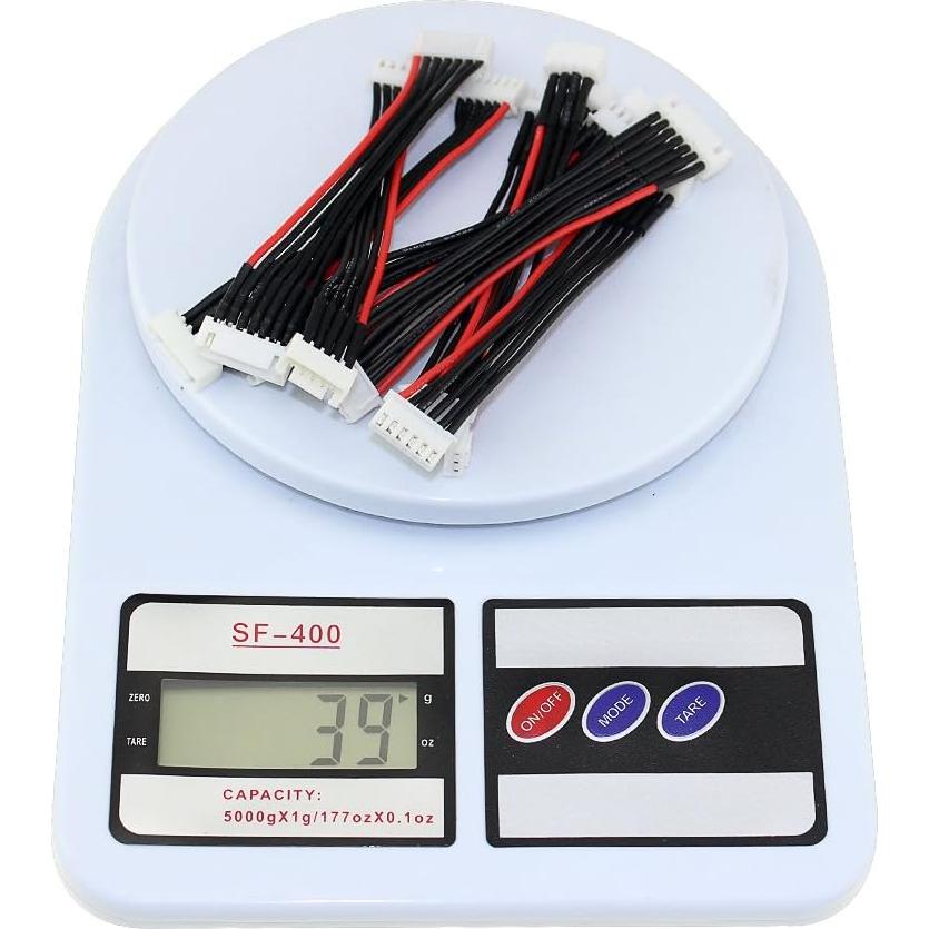 Cable de Extensión de Batería SoloGood 10PCS 22AWG 11cm