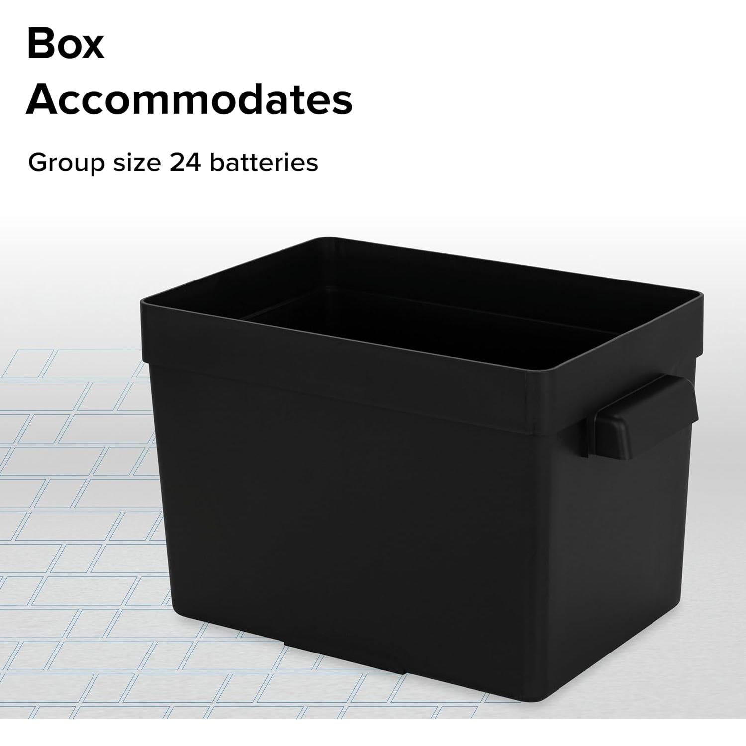 Caja de Batería Grande Camco 55373 para Grupo 27, 30, 31