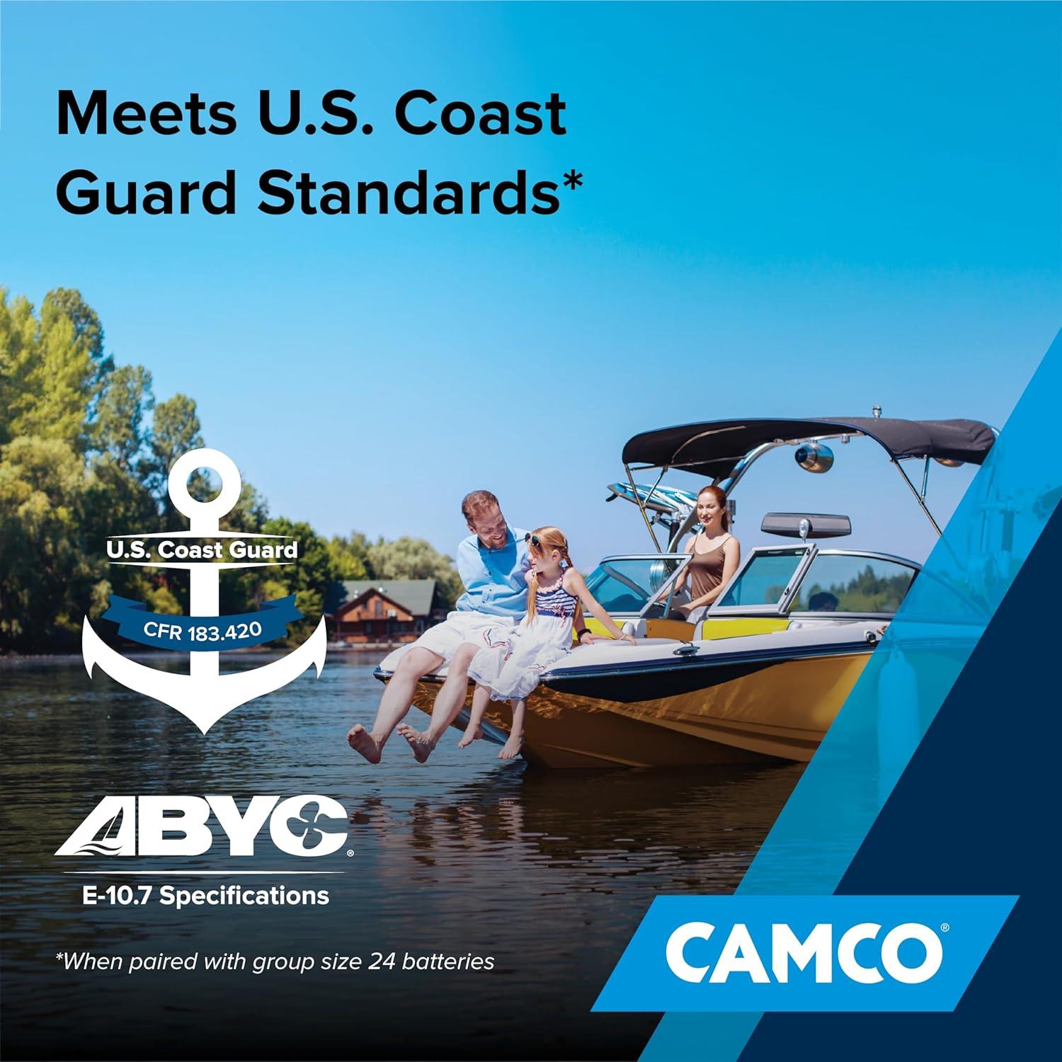 Caja de Batería Grande Camco 55373 para Grupo 27, 30, 31