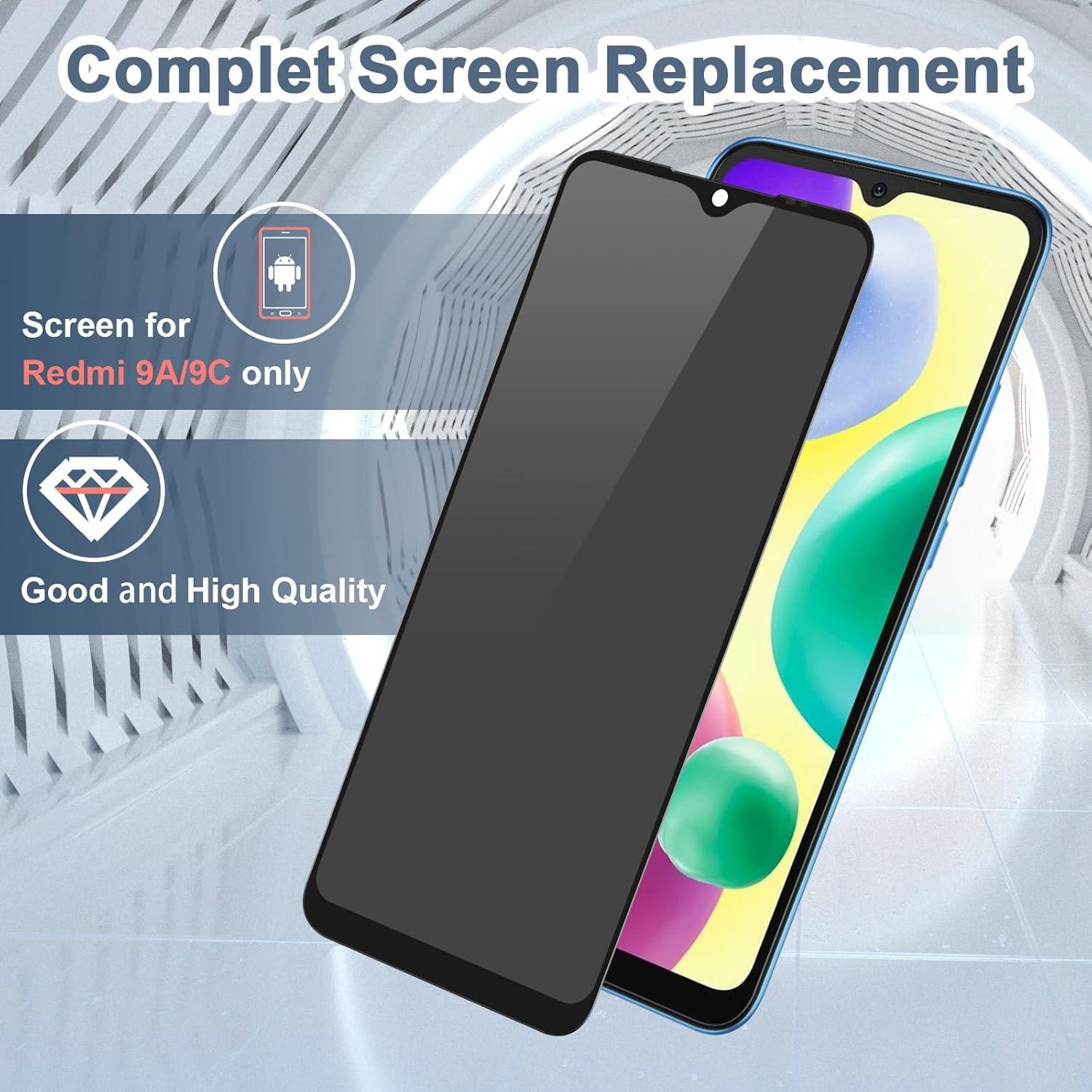 Reemplazo Pantalla LCD Táctil Xiaomi Redmi 9A/9C/10A - Negro