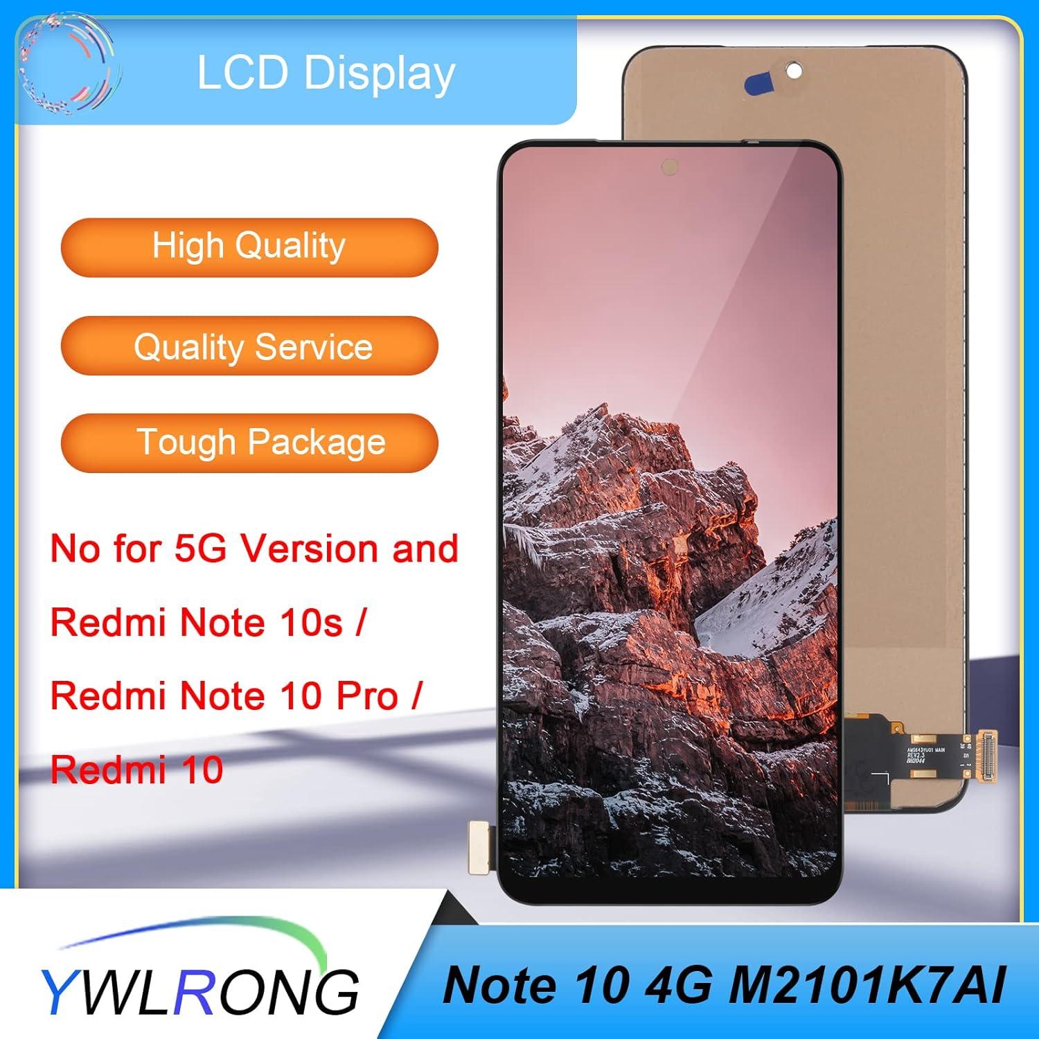 Pantalla LCD Reemplazo para Xiaomi Redmi Note 10/10s