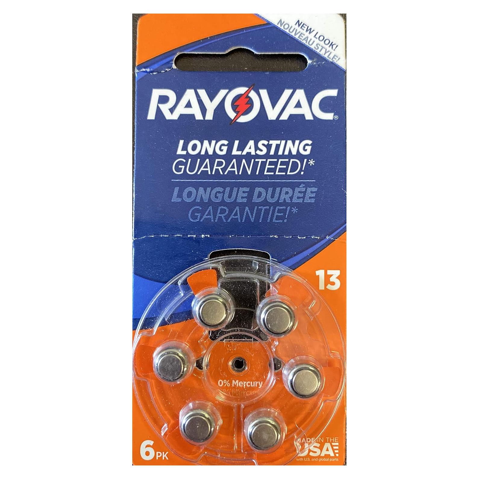 Baterías de Óxido de Zinc 1.45V Tamaño 13 Hillflower 30 Piezas