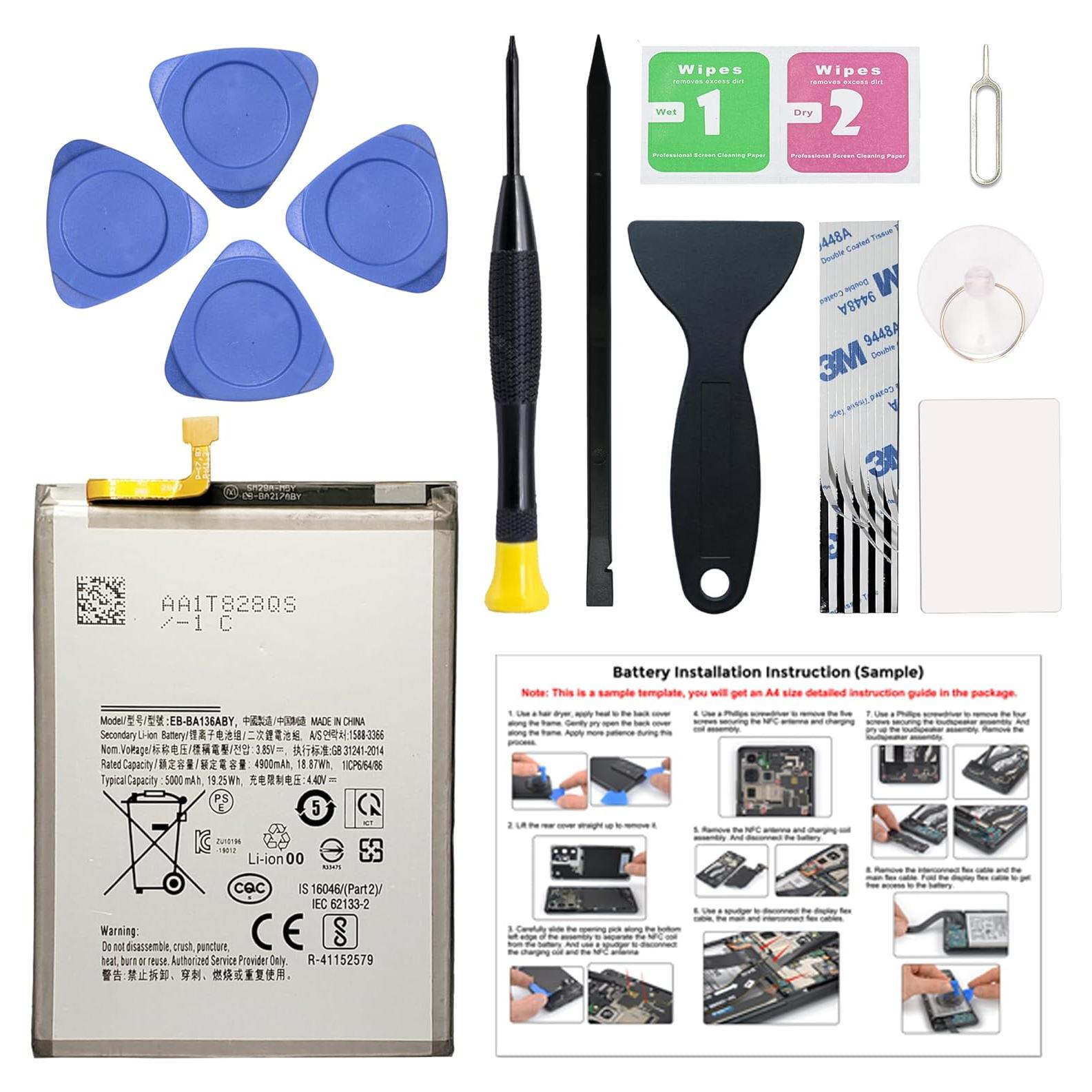 Batería de Reemplazo MAXSHARKS para Galaxy A13 5G EB-BA136ABY