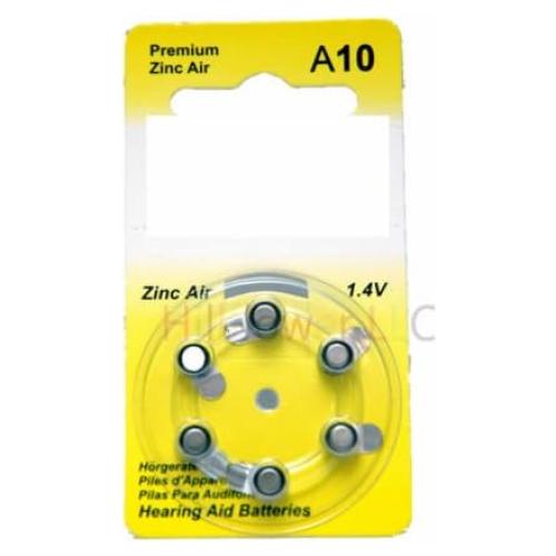 Baterías de Óxido de Zinc 300 Piezas 1.45V Hillflower