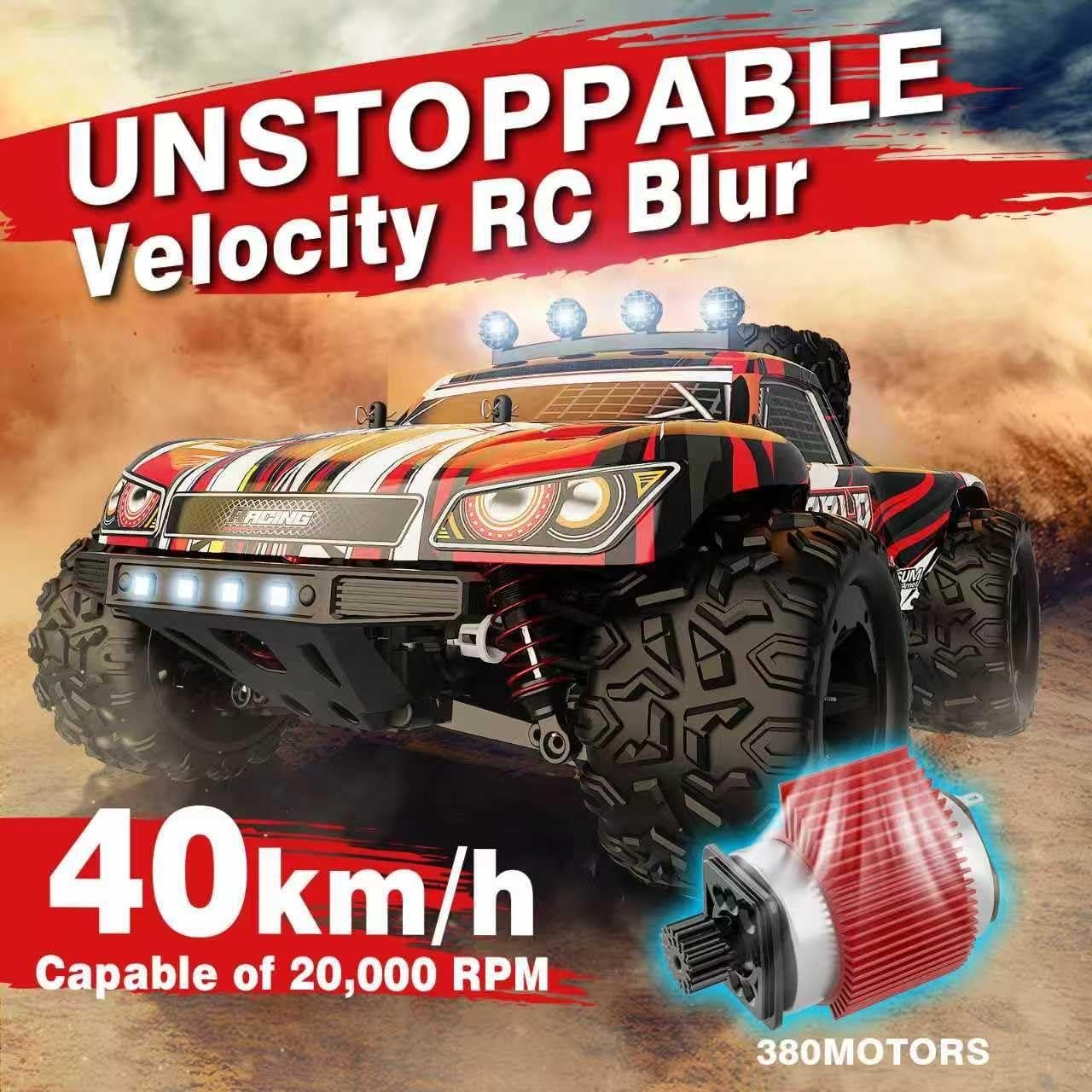 Coche RC Off Road 4X4 BBLD 1/18 Rojo 40KM/H Impermeable