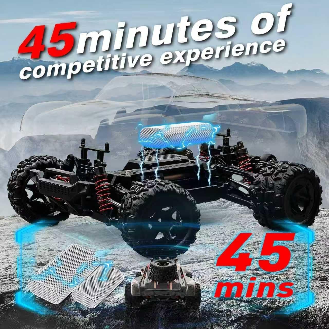 Coche RC Off Road 4X4 BBLD 1/18 Rojo 40KM/H Impermeable