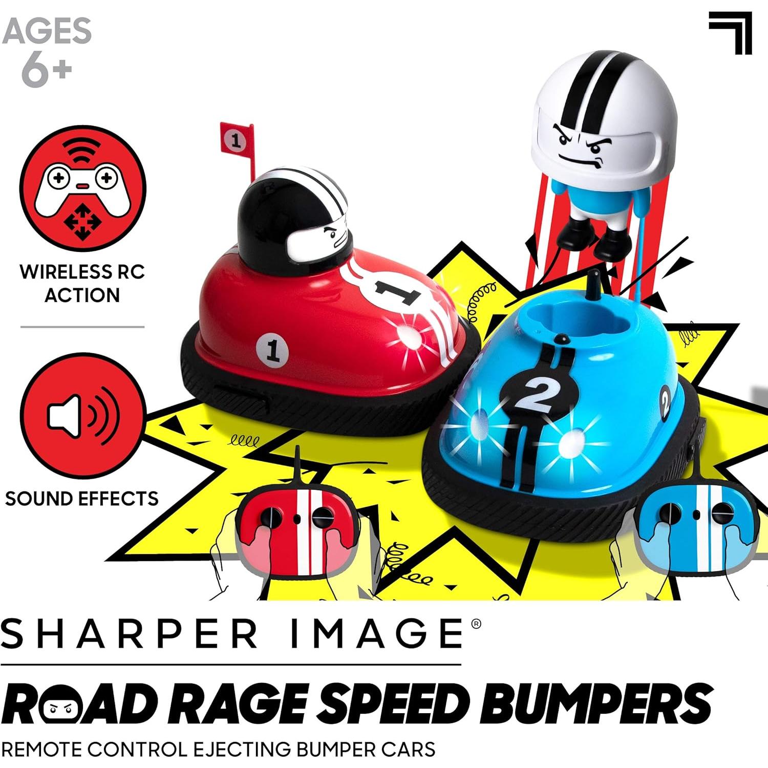 Carros de Choque RC Sharper Image Road Rage - 2 Jugadores