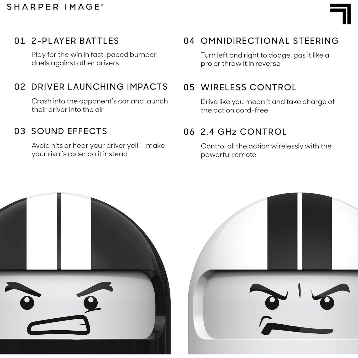 Carros de Choque RC Sharper Image Road Rage - 2 Jugadores