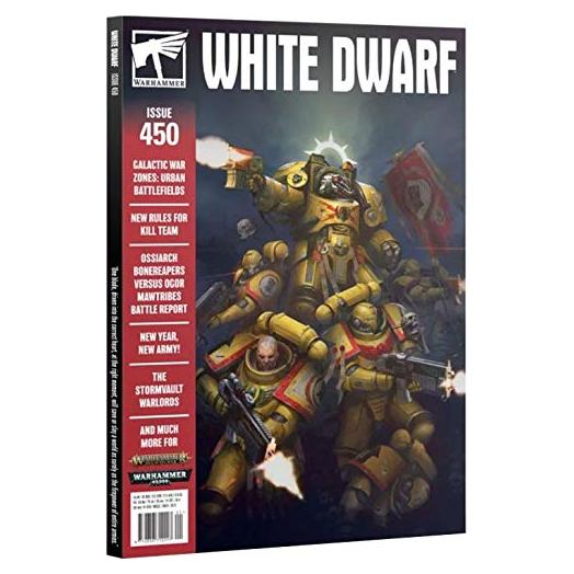 Revista Warhammer White Dwarf Games Workshop N° 450