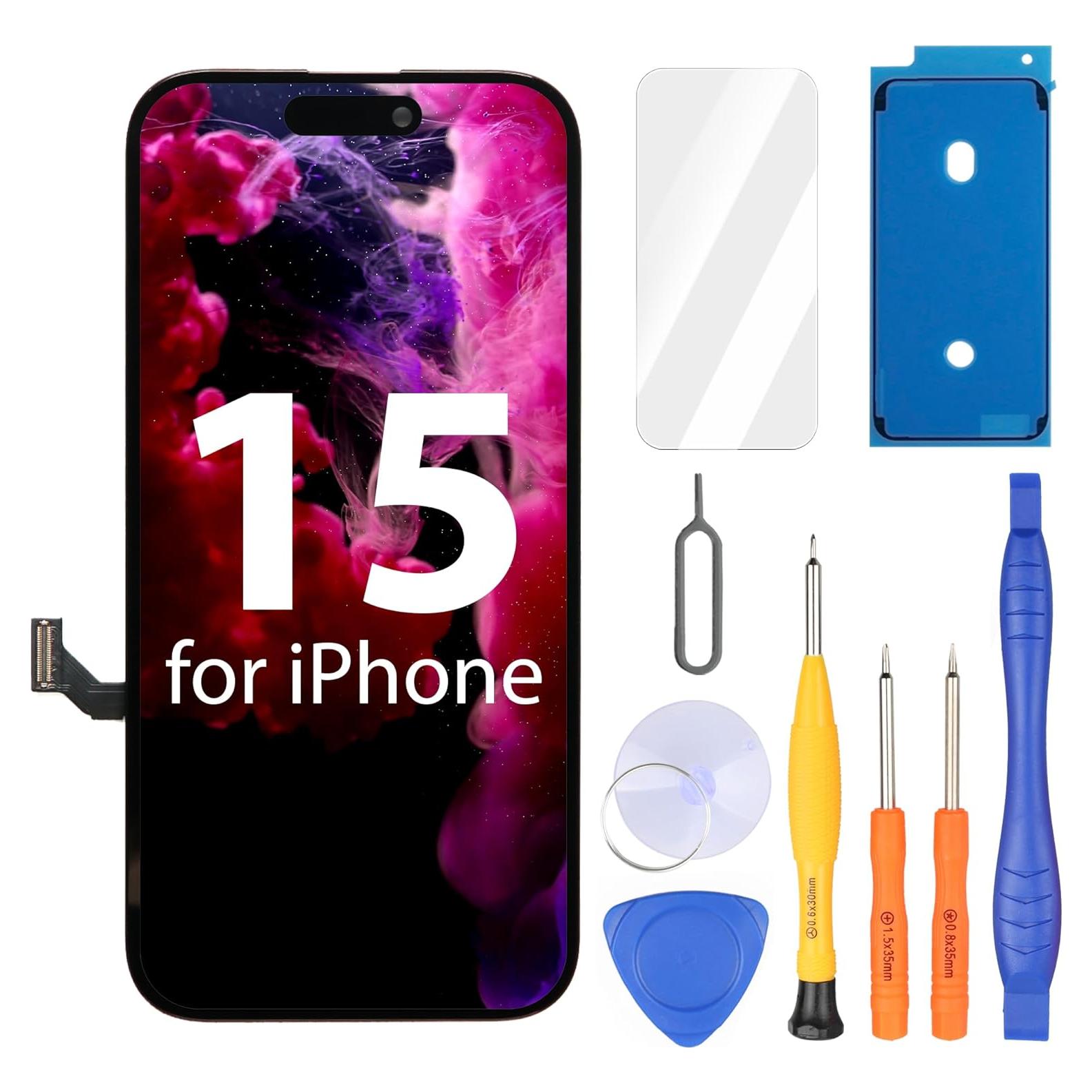 Reemplazo Pantalla LCD FHD Ayake para iPhone 15 - 6.1"