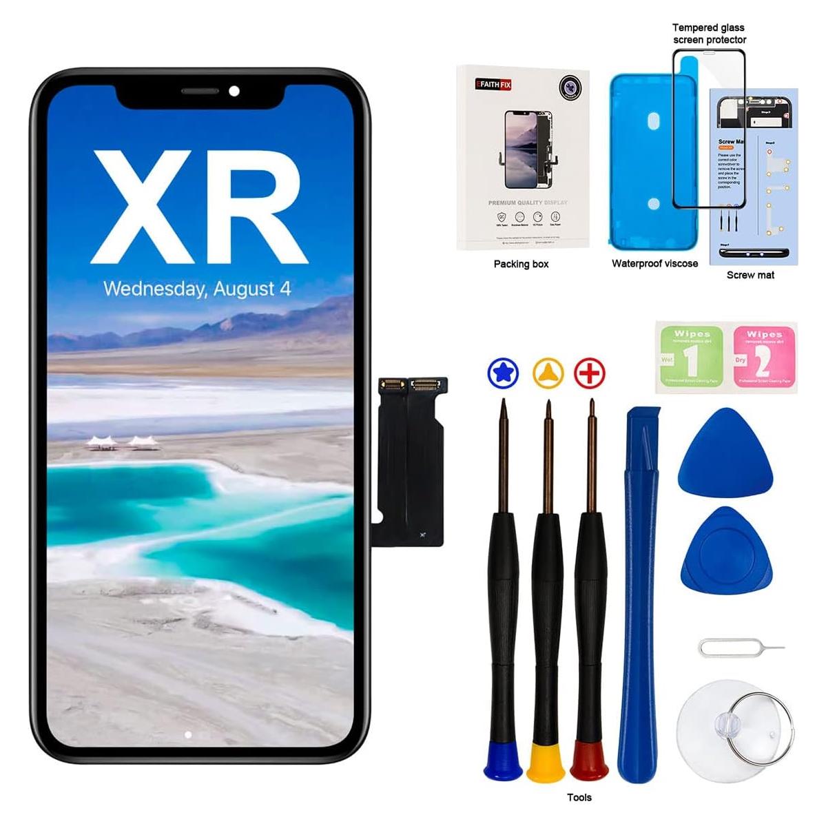 Reemplazo Pantalla LCD EFAITHFIX para iPhone XR 6.1"