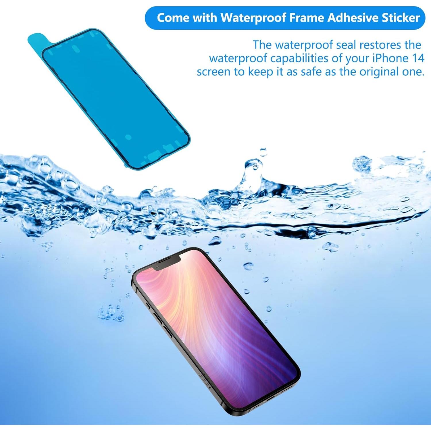 Reemplazo Pantalla LCD 3D Touch para iPhone 14 Diykitpl 6.1"