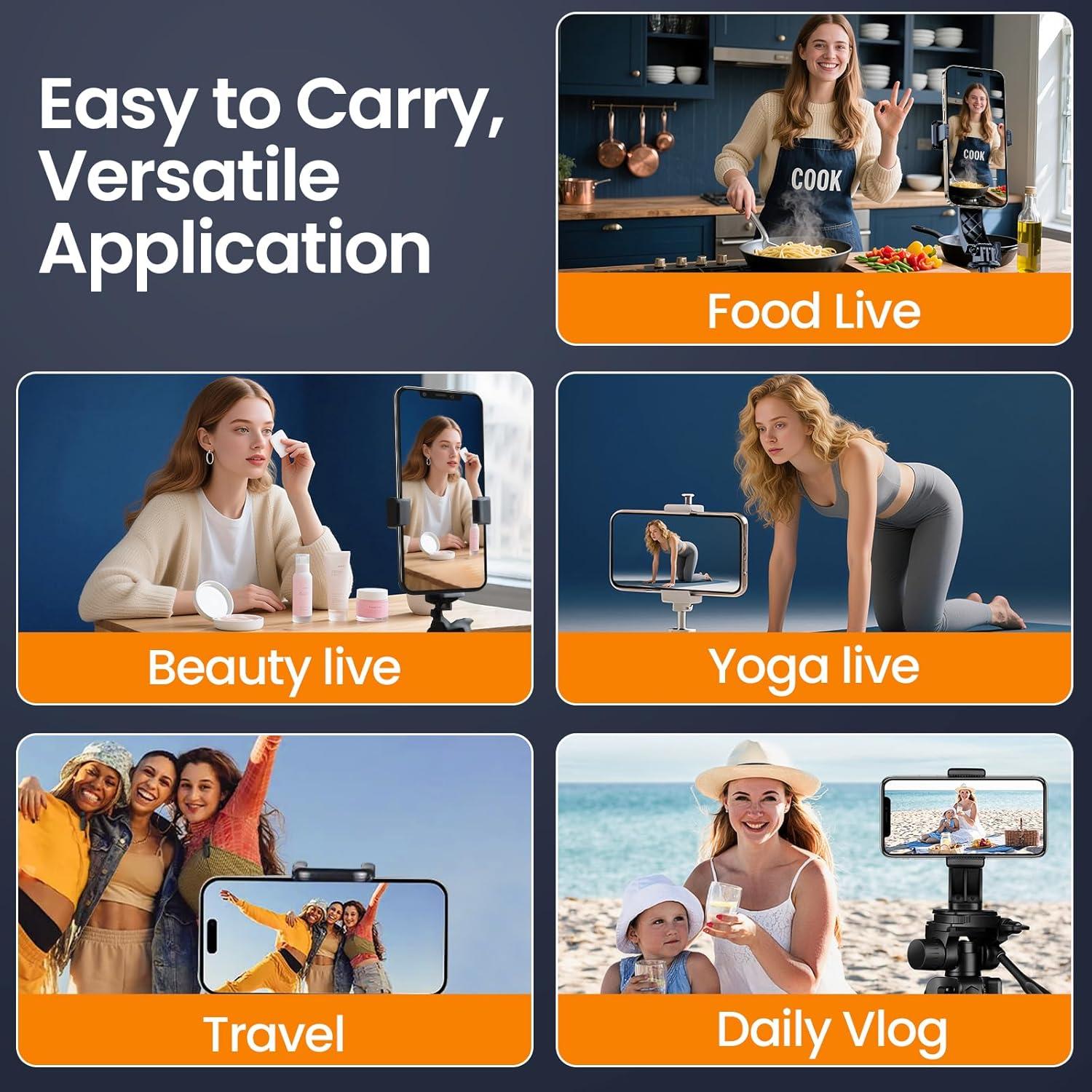 Monitor Selfie KZO X40F Inalámbrico 10.7x6.7cm HD para Vlog