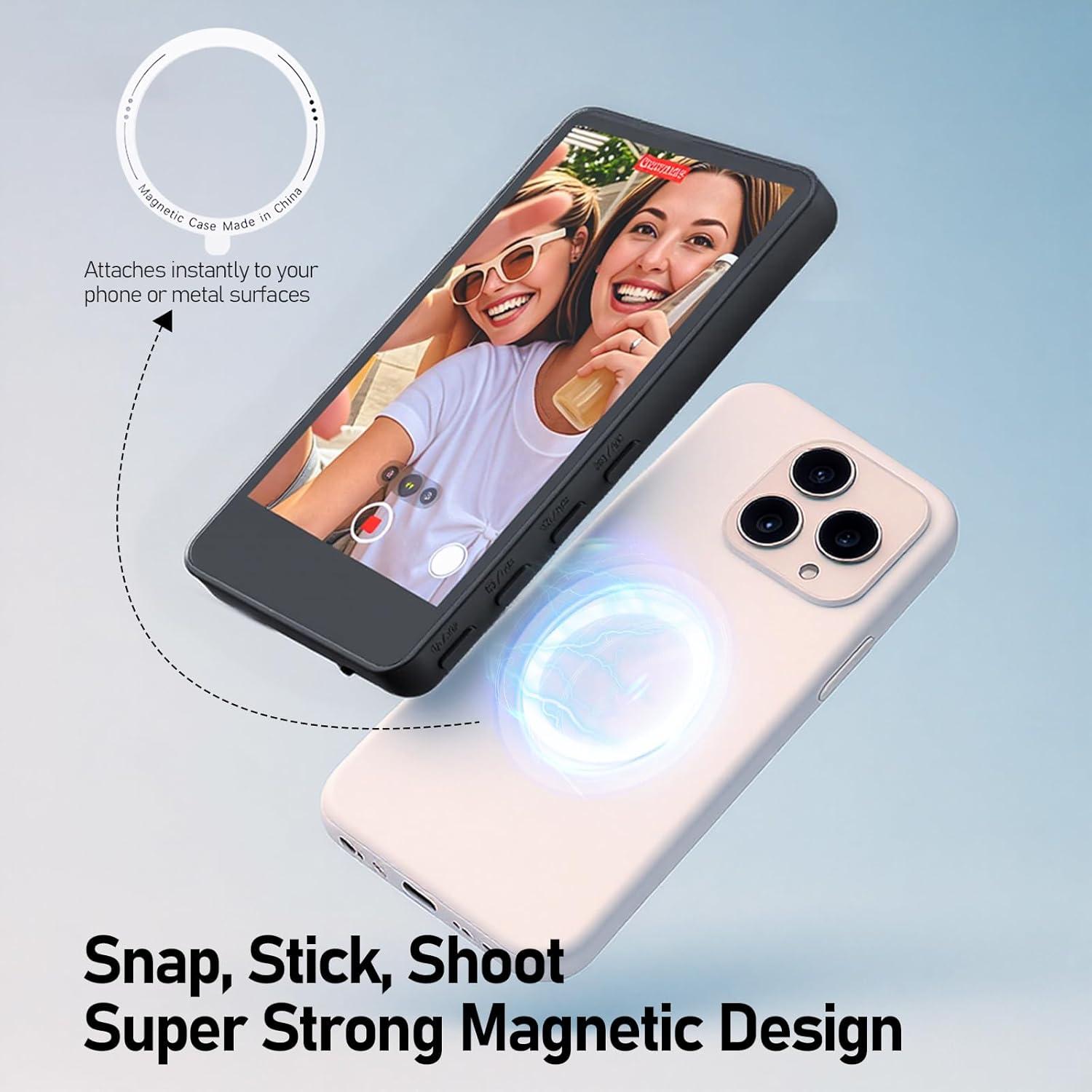 Monitor Selfie Inalámbrico SYNCO M4 4K HD 15.24m para iPhone/Android