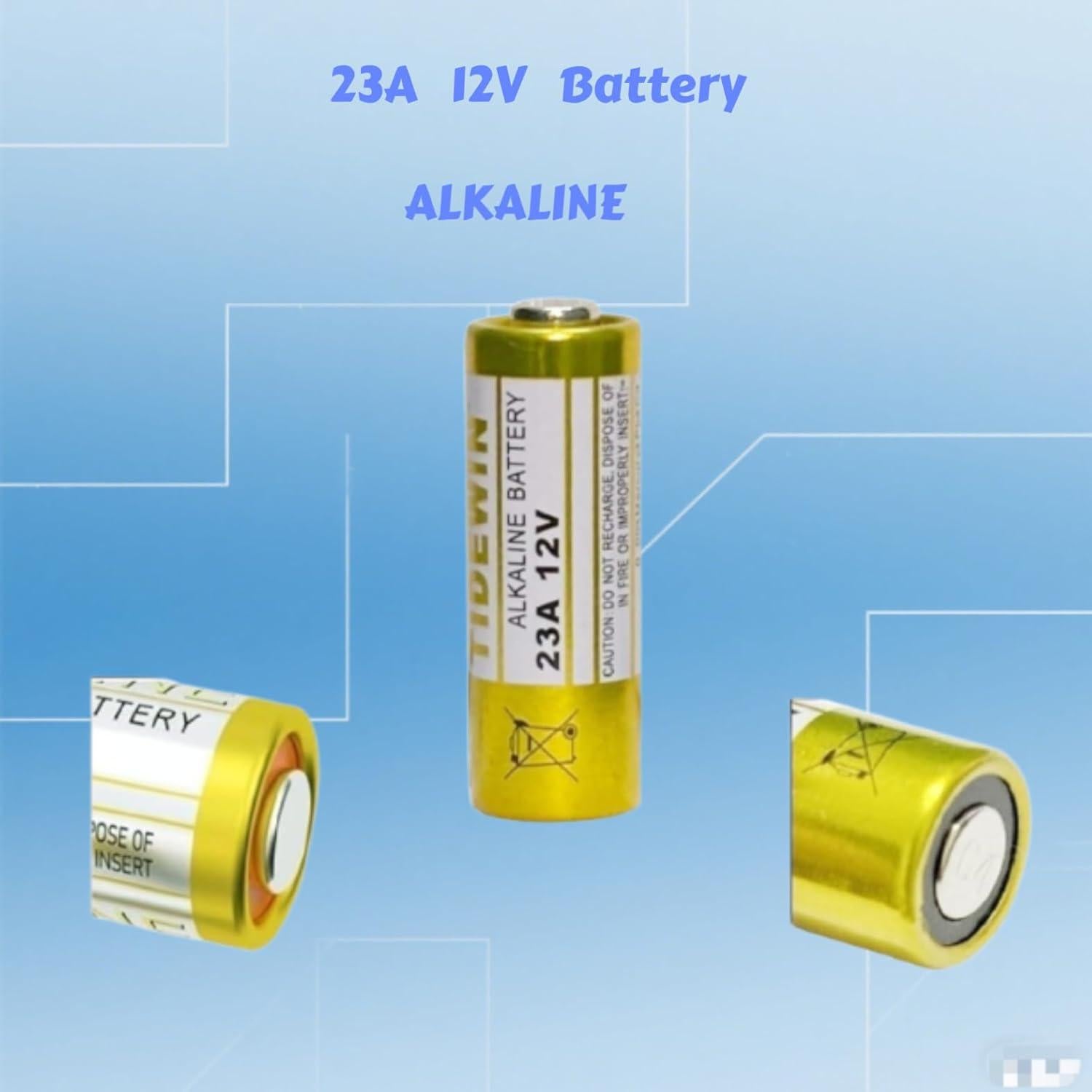 Baterías Alcalinas 12V 23A Eastern Trading - Paquete de 5