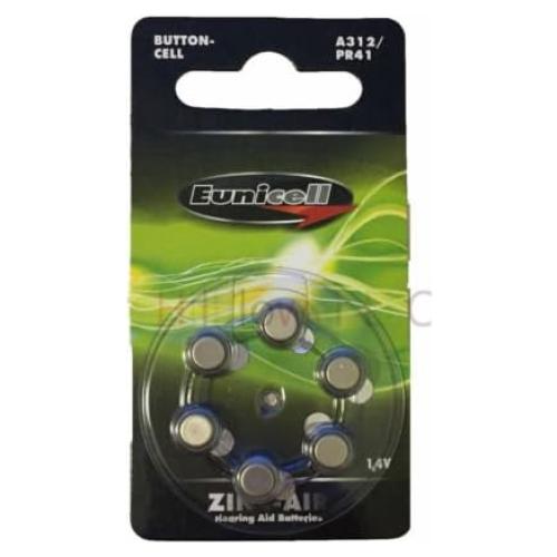 Baterías de Óxido de Zinc 1.45V A312 Hillflower - 18 Piezas