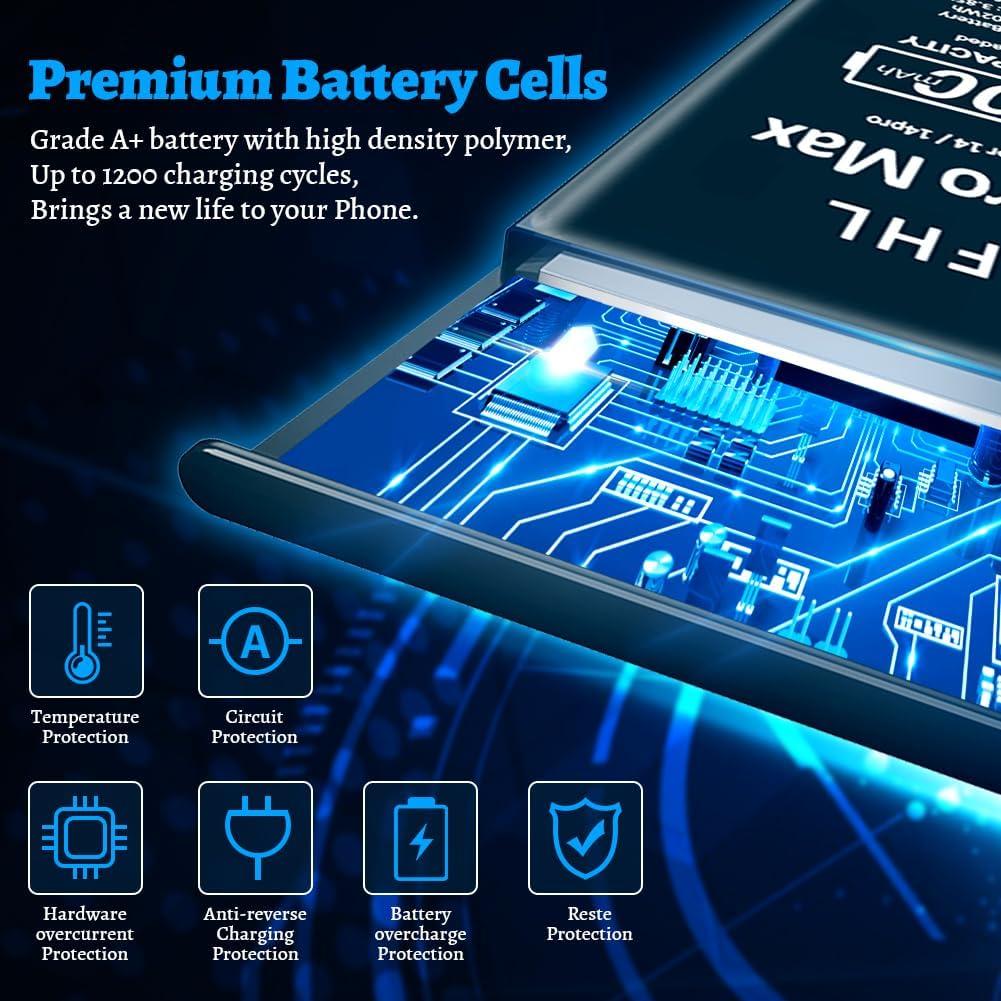 Batería de Reemplazo 5200mAh para iPhone 14 Pro Max - ShenZhen