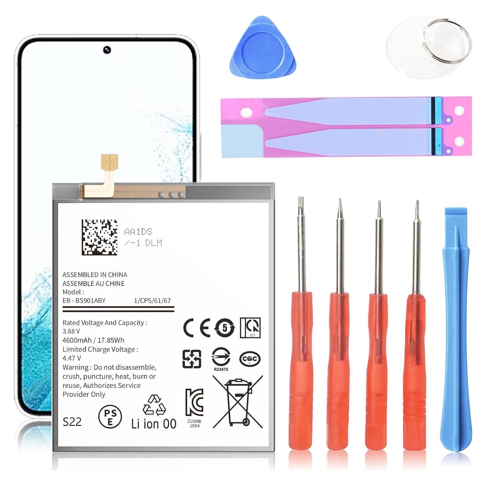 Batería de Reemplazo 4600mAh para Samsung Galaxy S22 5G