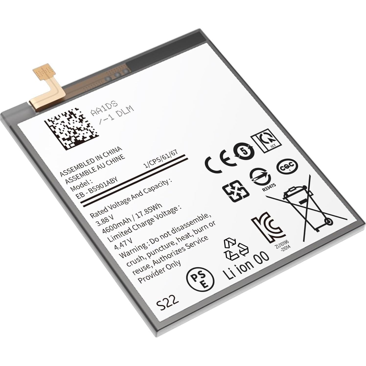 Batería de Reemplazo 4600mAh para Samsung Galaxy S22 5G