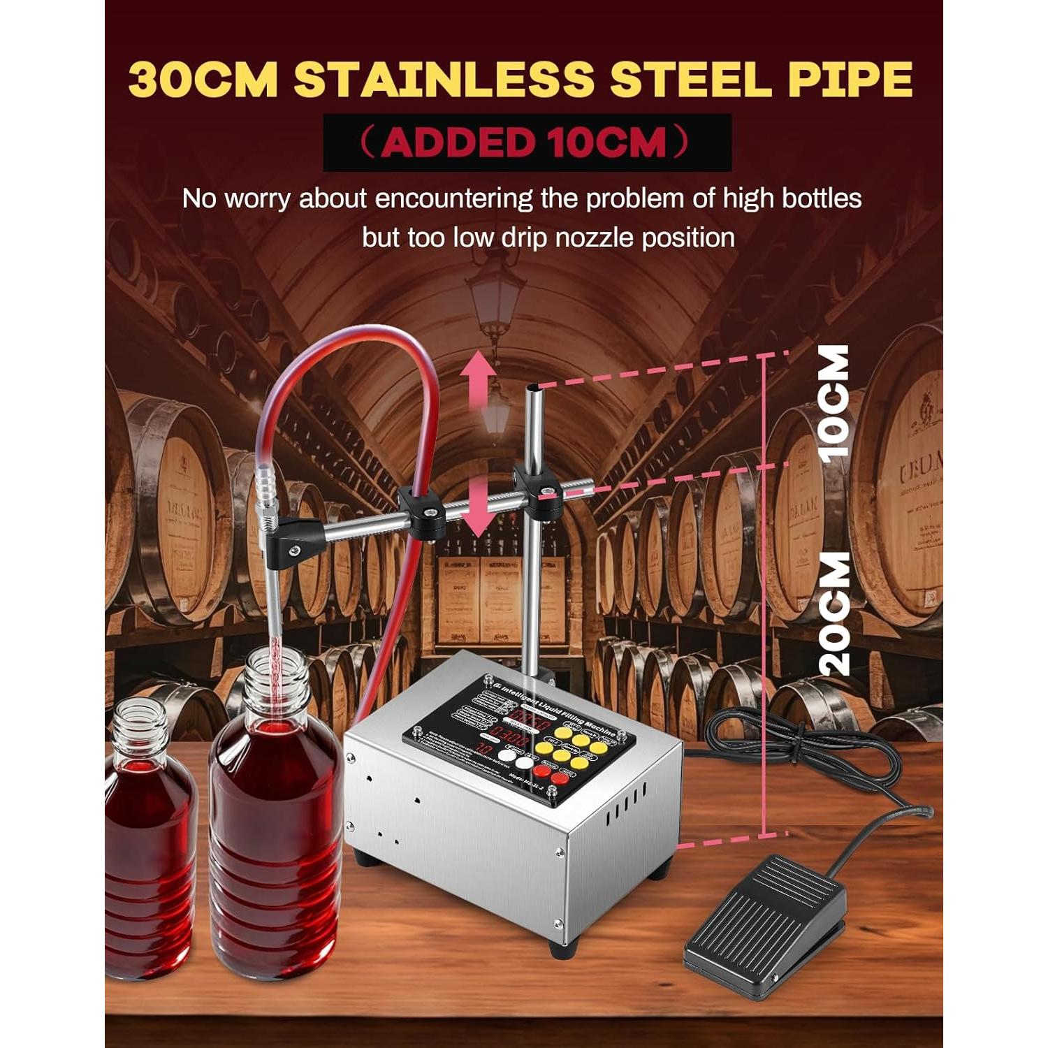 Máquina de Llenado de Líquidos Moonshan MS-3L-2 1-3 L