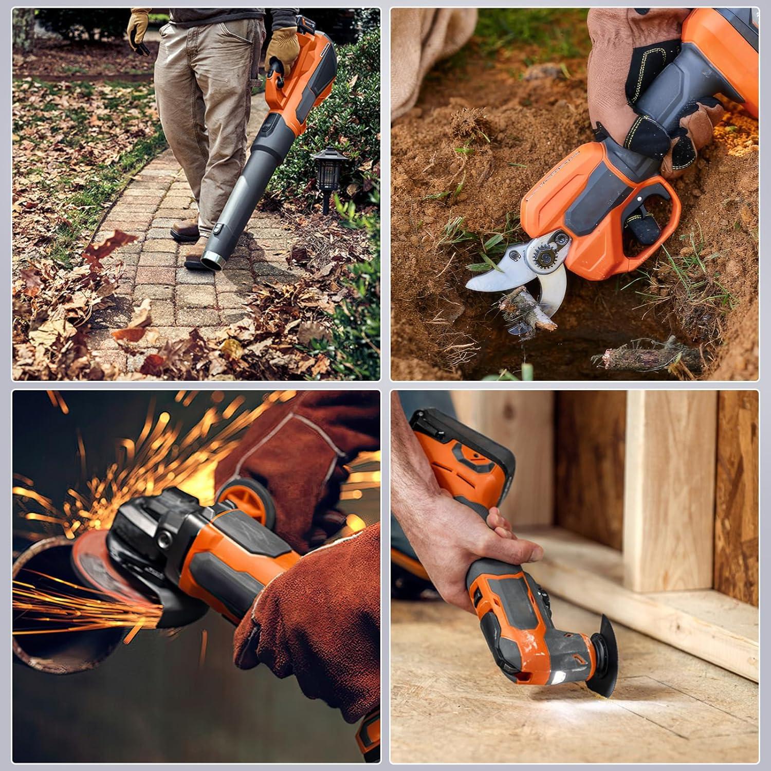 Batería de Litio-Ion 18V 8000mAh Ridgid + Cargador R840087