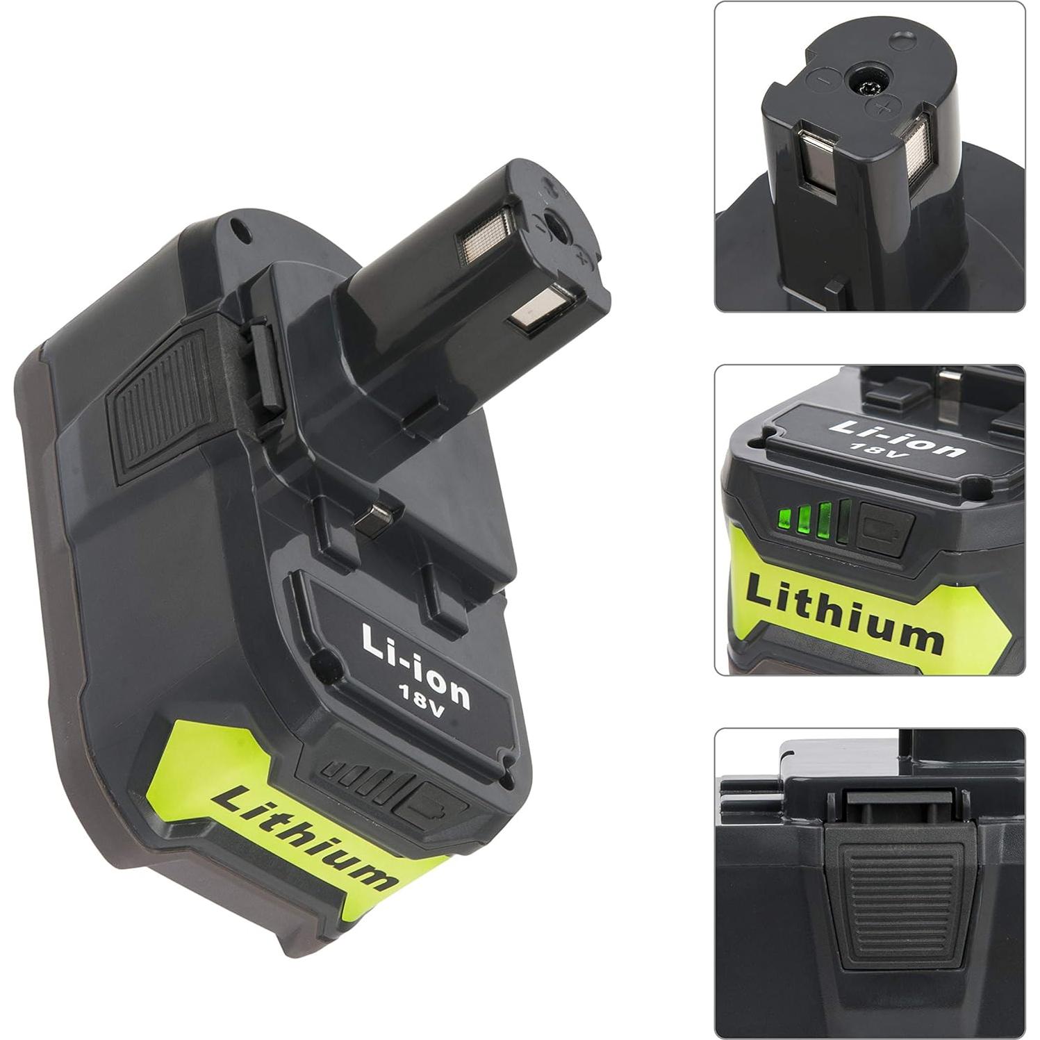 Combo Batería 18V 5.0Ah y Cargador P118B Ryobi Cell9102