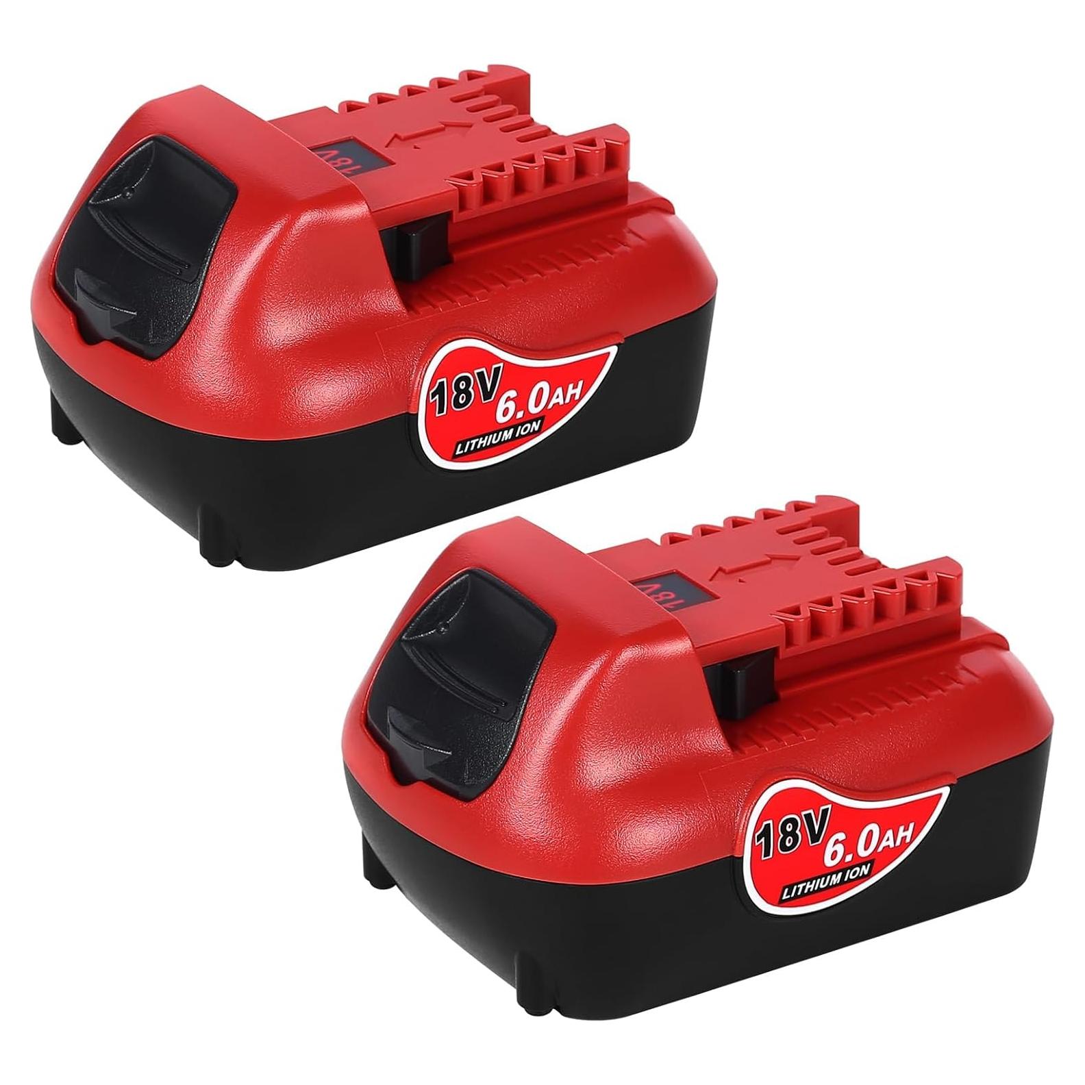 Paquete de 2 Baterías de Litio-ion 18V 6.0Ah Vpment para Milwaukee