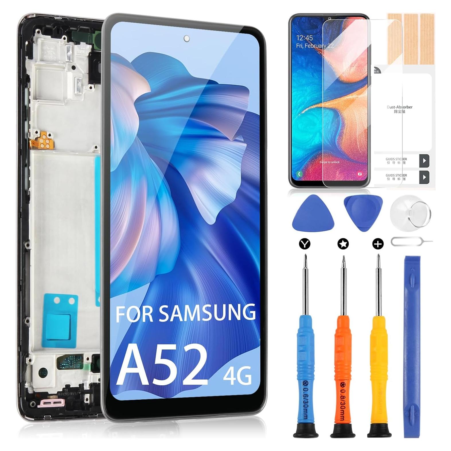 Reemplazo Pantalla LCD Samsung Galaxy A52 4G SM-A525F Negro