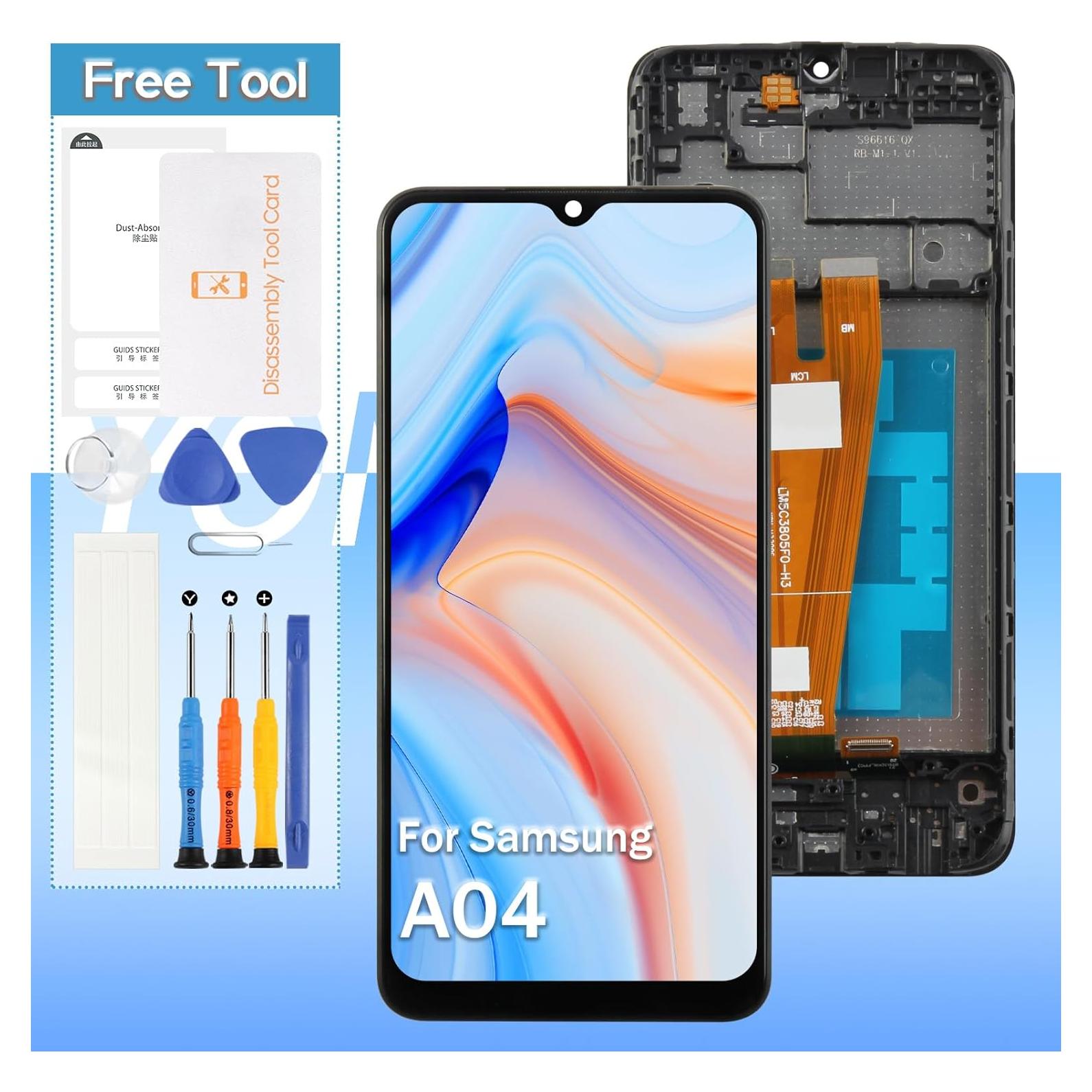 Reemplazo Pantalla LCD Yondista para Samsung Galaxy A04 6.5"