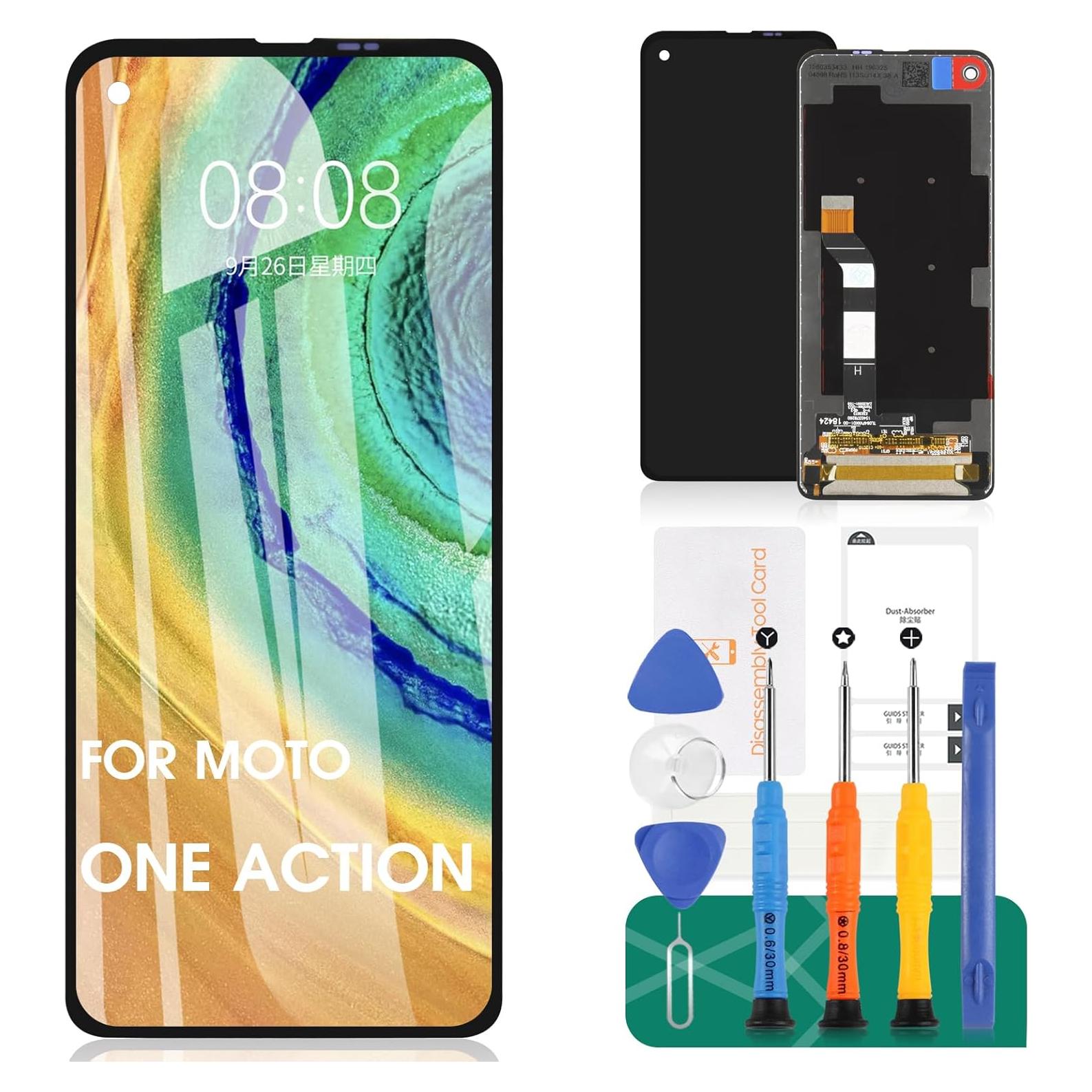 Reemplazo Pantalla Táctil LCD Motorola Moto One Action 6.3"