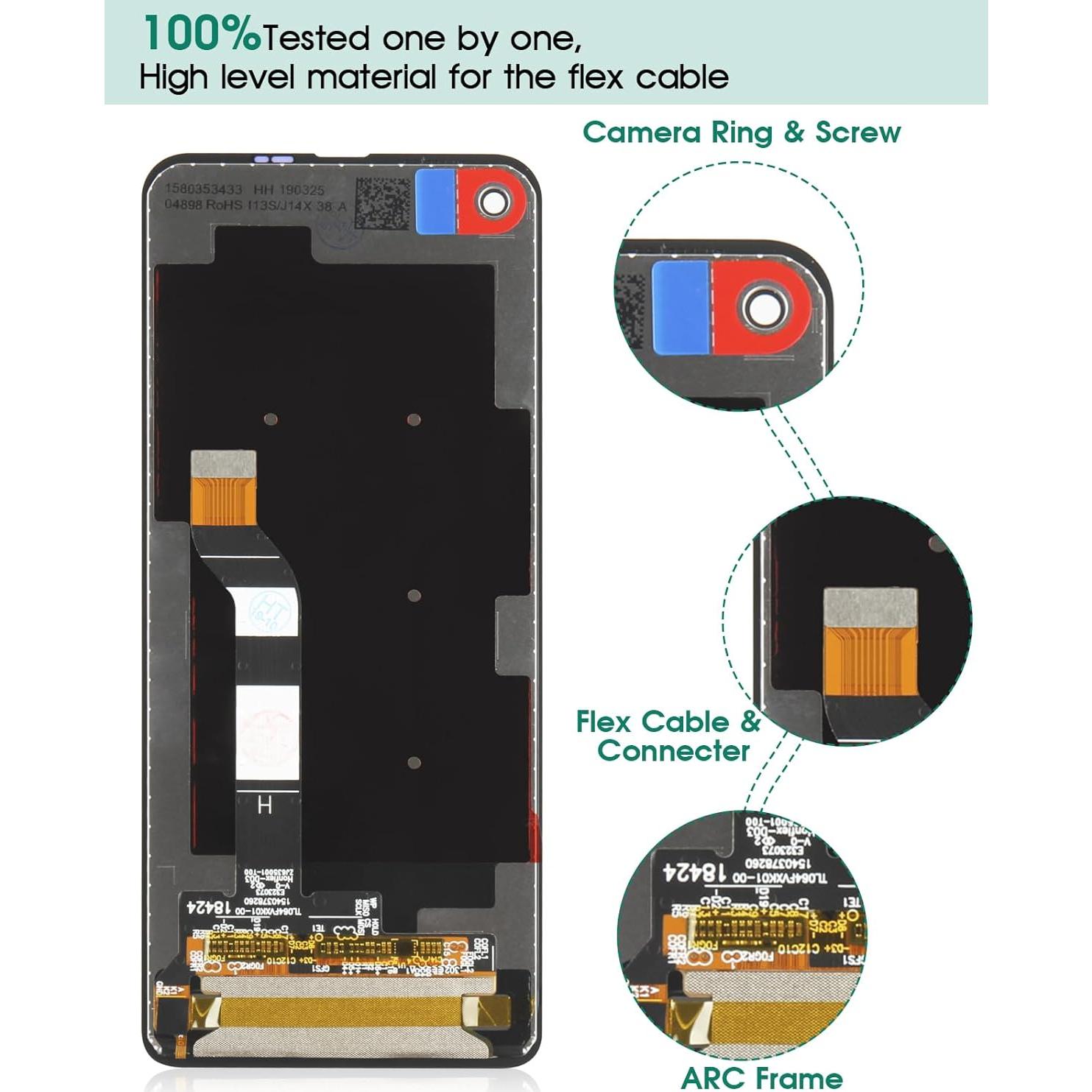 Reemplazo Pantalla Táctil LCD Motorola Moto One Action 6.3"