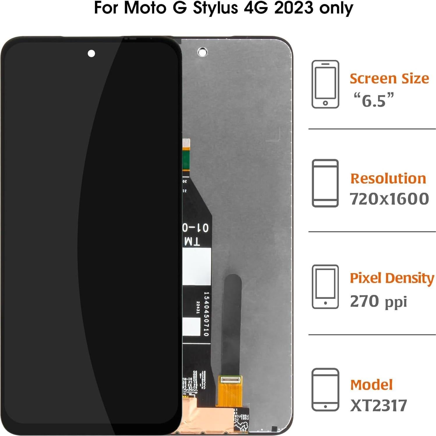 Reemplazo Pantalla LCD Motorola Moto G Stylus 4G 2023 6.5"