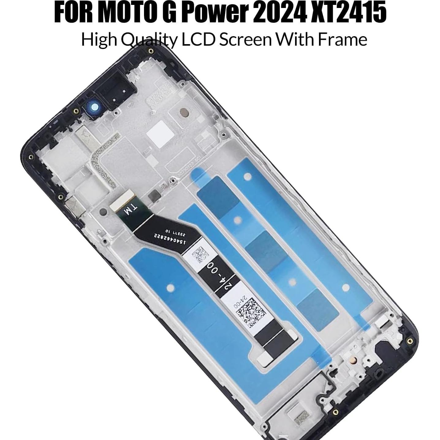 Pantalla LCD Reemplazo Motorola Moto G Power 2024 con Marco