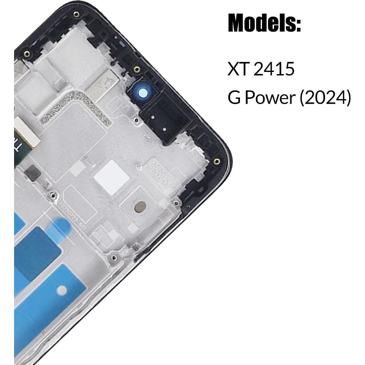 Pantalla LCD Reemplazo Motorola Moto G Power 2024 con Marco