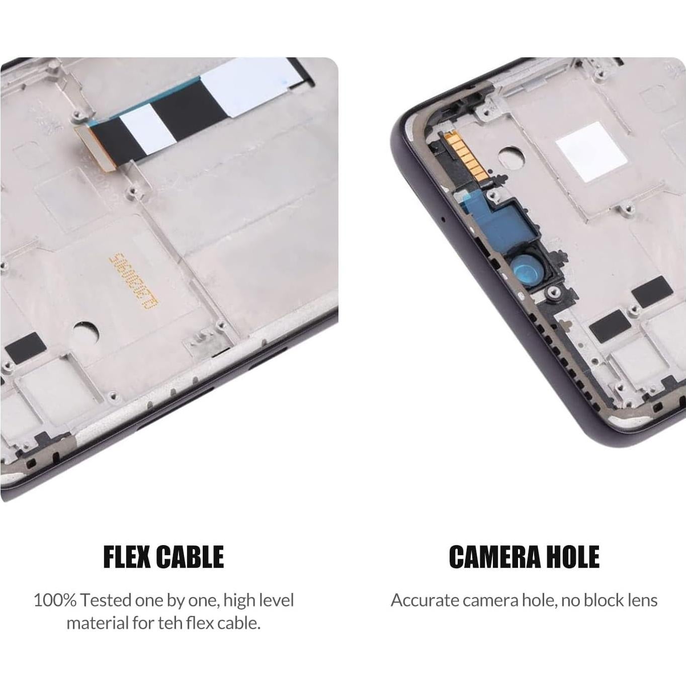 Pantalla LCD Reemplazo Motorola Moto One 5G Ace con Marco