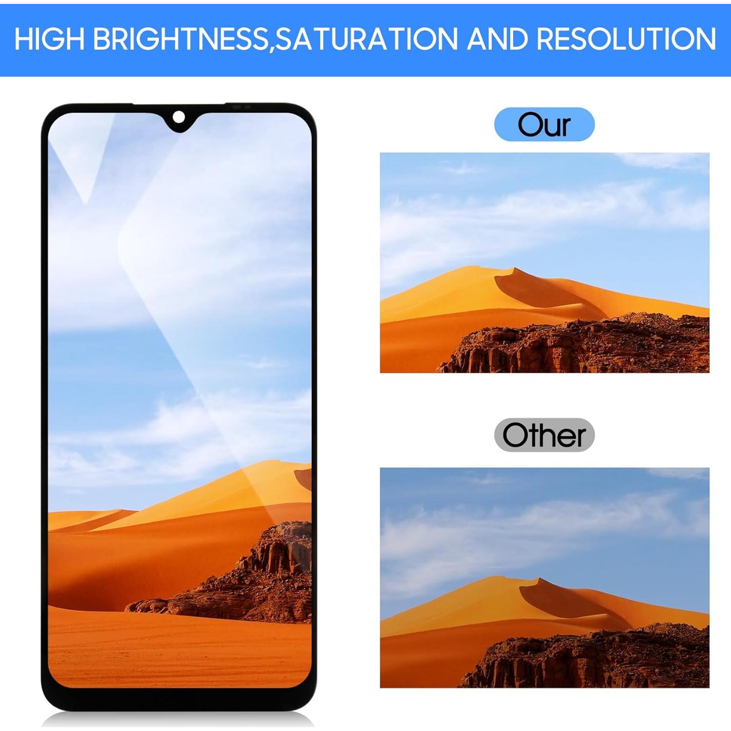 Pantalla LCD Reemplazo para Motorola Moto G Play 2024 Negro