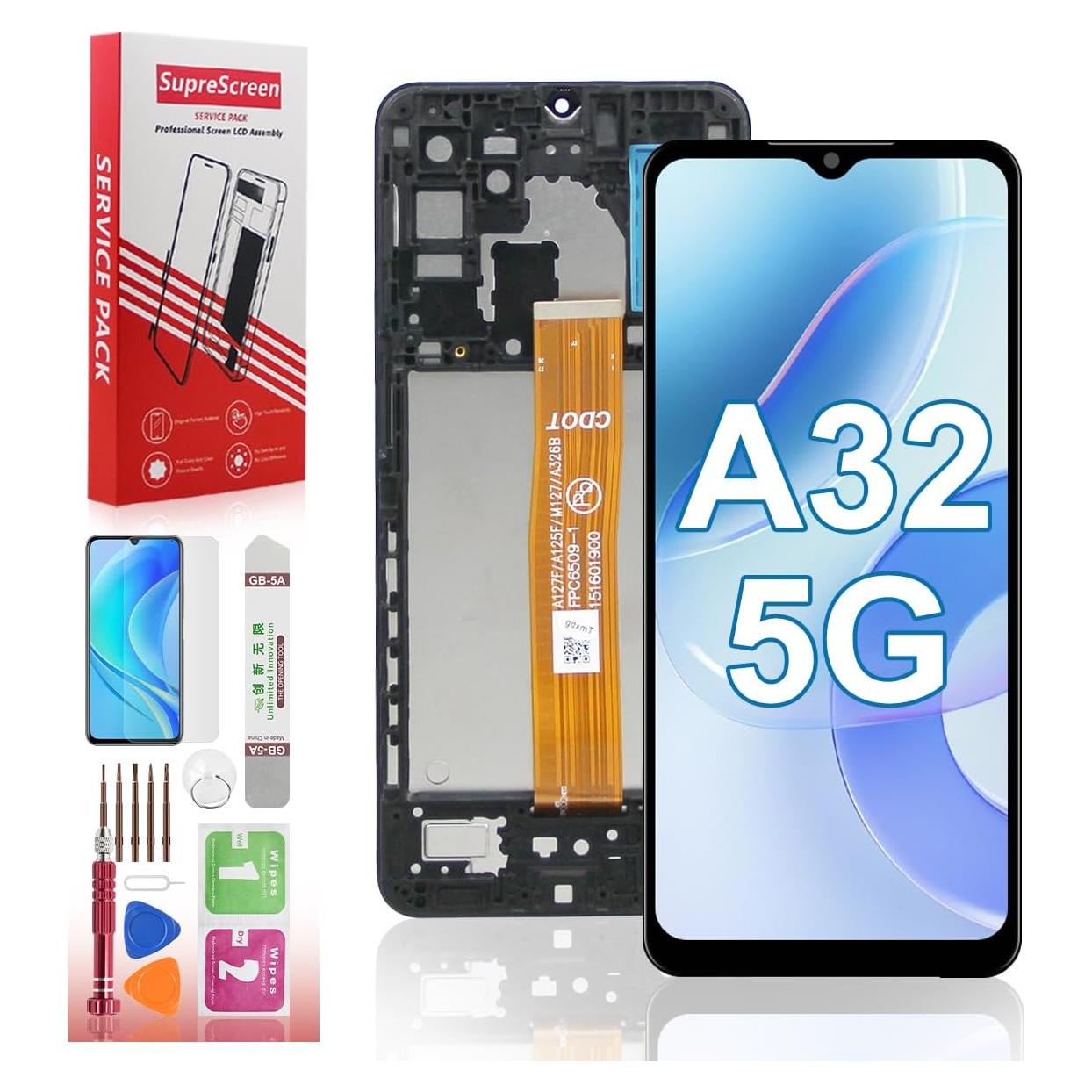 Reemplazo Pantalla LCD Samsung Galaxy A32 5G con Marco