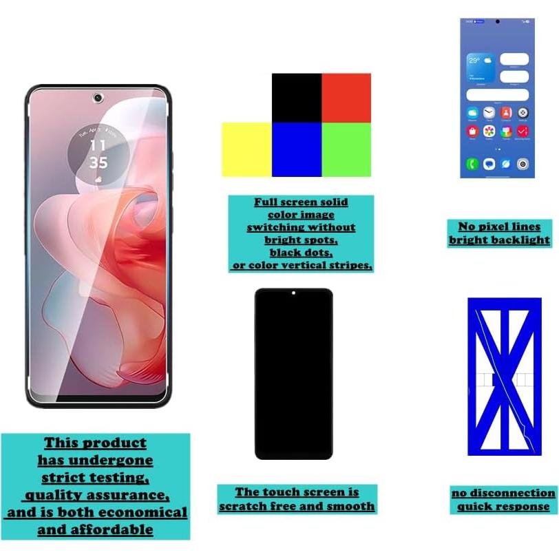Reemplazo de Pantalla LCD para Motorola G Play 5G 2024