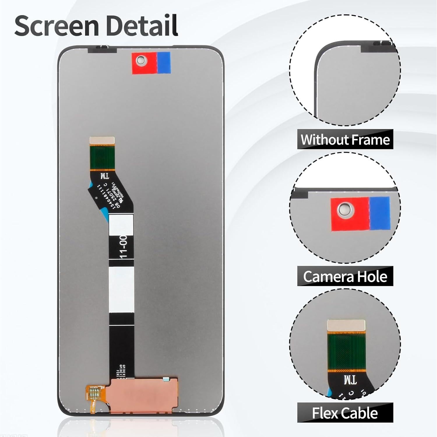 Reemplazo Pantalla LCD Moto G 2025 BEXUPULL Negro 6.7"