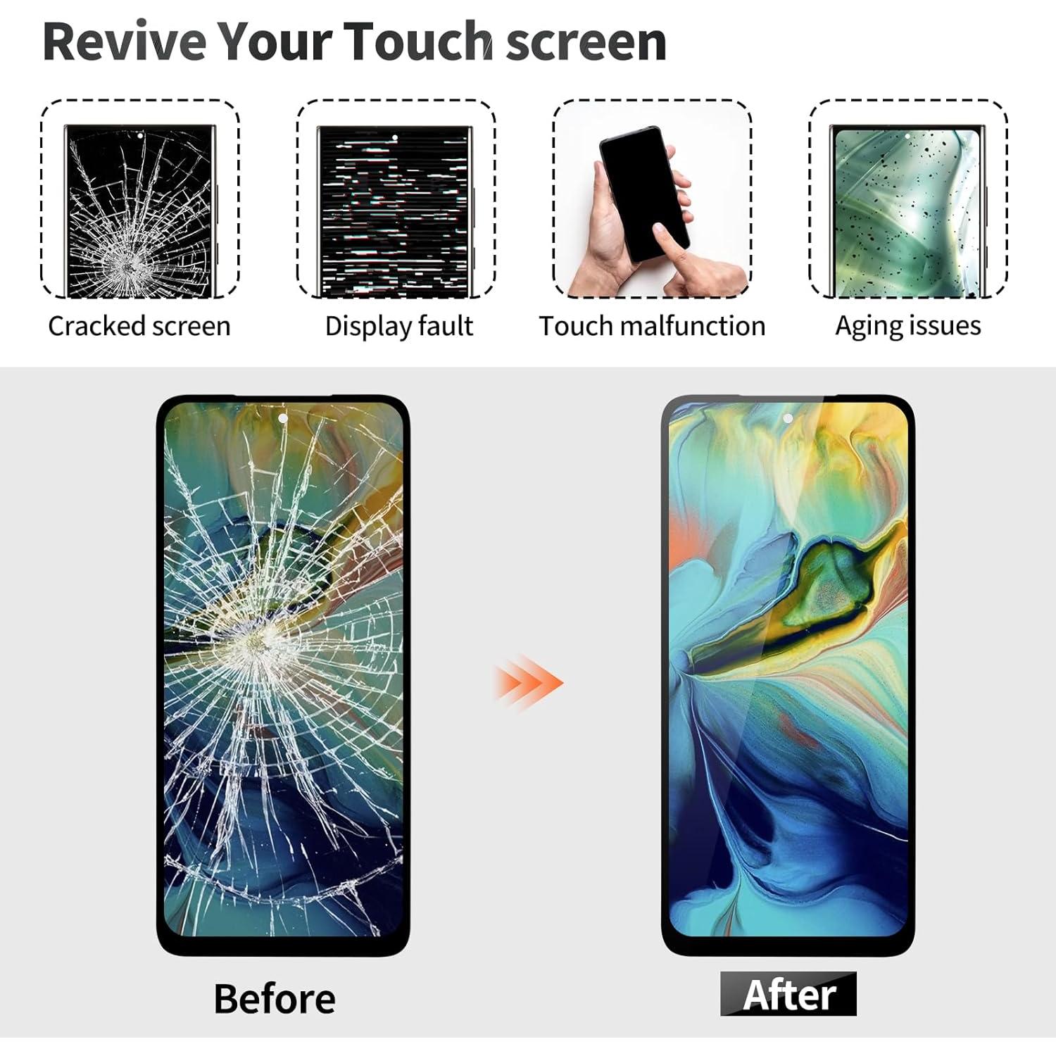 Reemplazo Pantalla LCD Moto G 2025 BEXUPULL Negro 6.7"