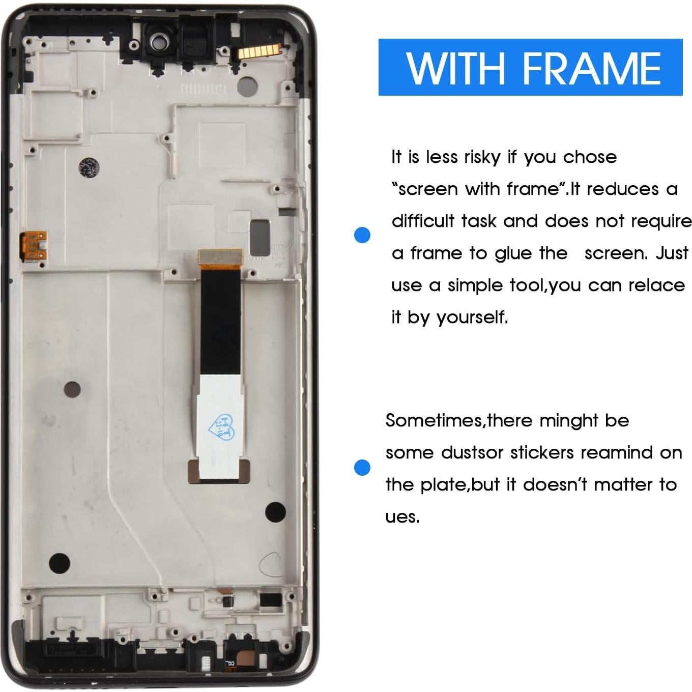 Reemplazo Pantalla Táctil LCD Motorola Moto One 5G Ace