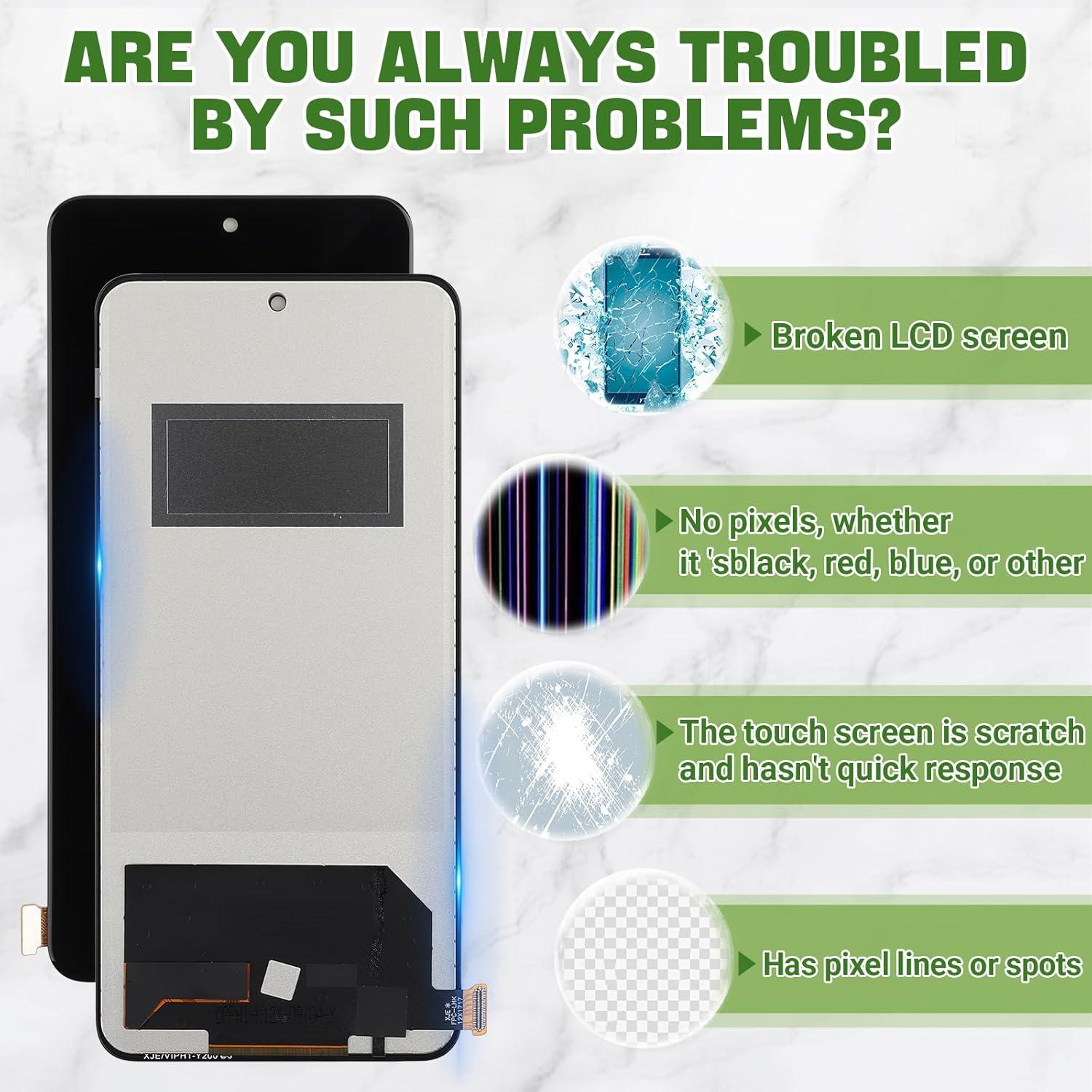 Reemplazo Pantalla LCD Negra Oppo Reno12 F 5G CPH2637