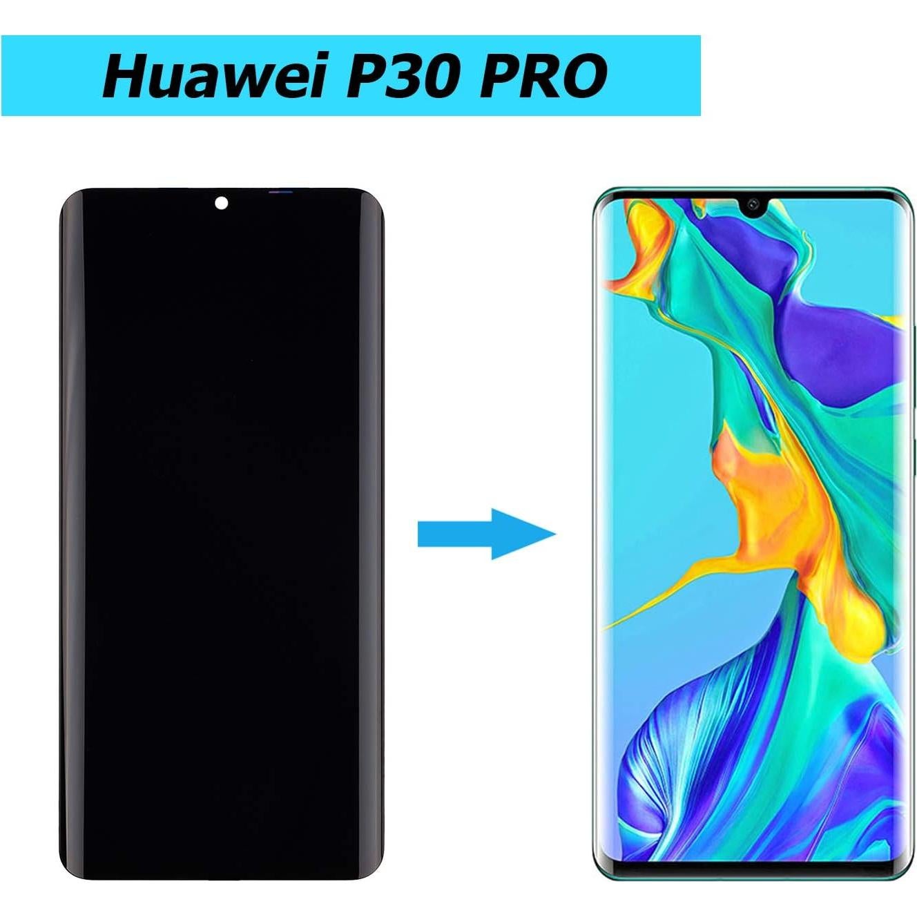 Pantalla AMOLED Reemplazo Huawei P30 Pro 6.47" LCD con Herramientas